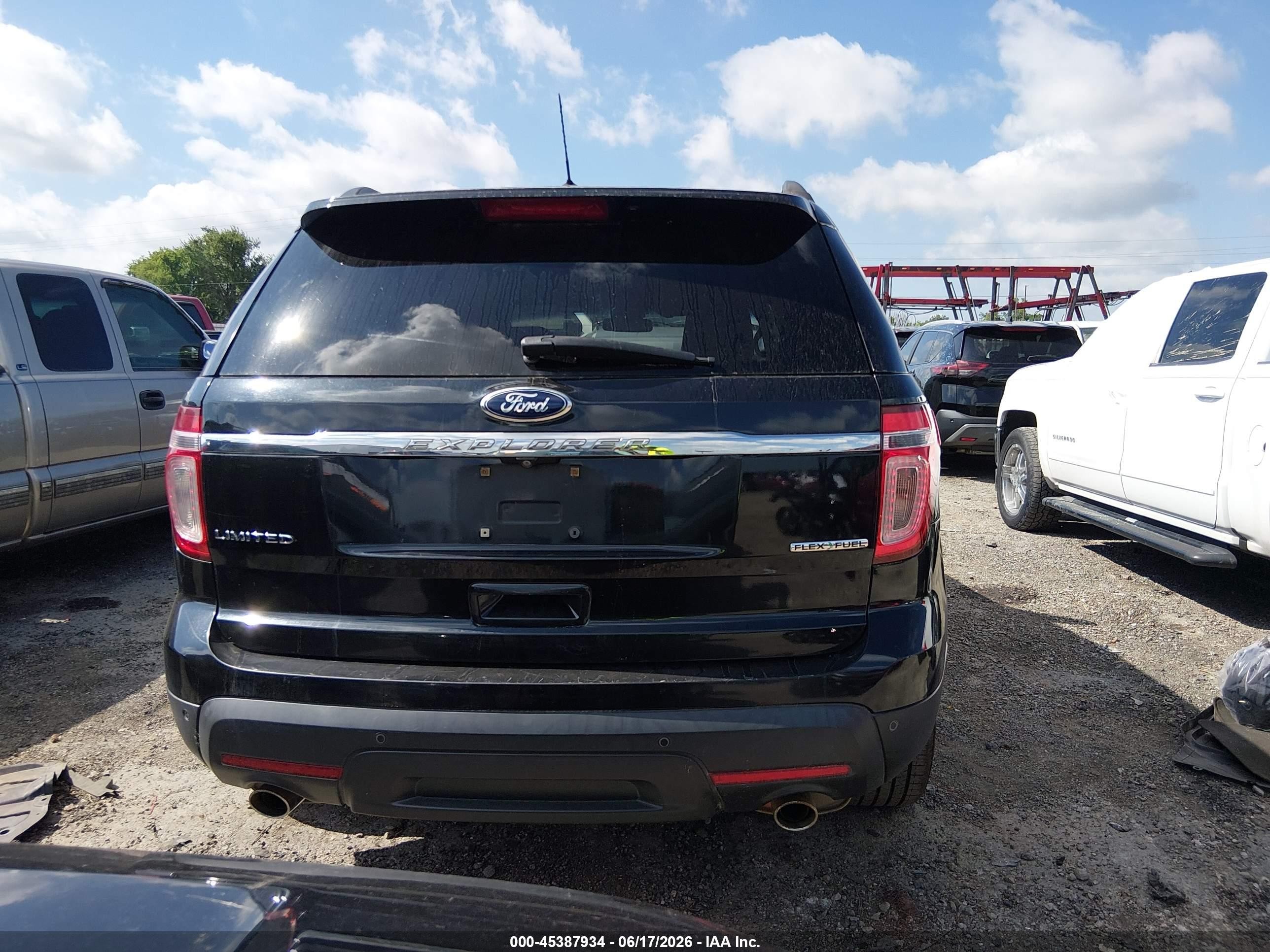 2014 Ford Explorer Limited Black vin: 1FM5K7F89EGA64618