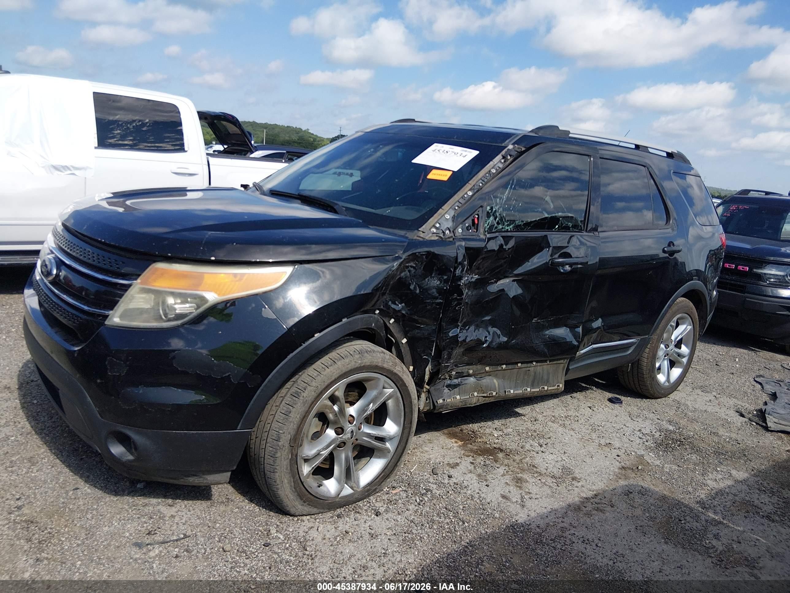 2014 Ford Explorer Limited Black vin: 1FM5K7F89EGA64618