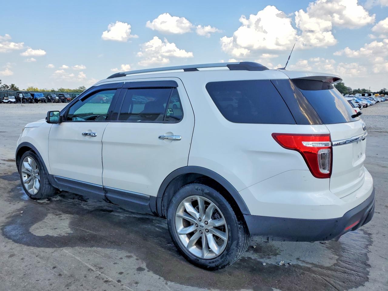 2014 Ford Explorer Limited White vin: 1FM5K7F89EGA67518
