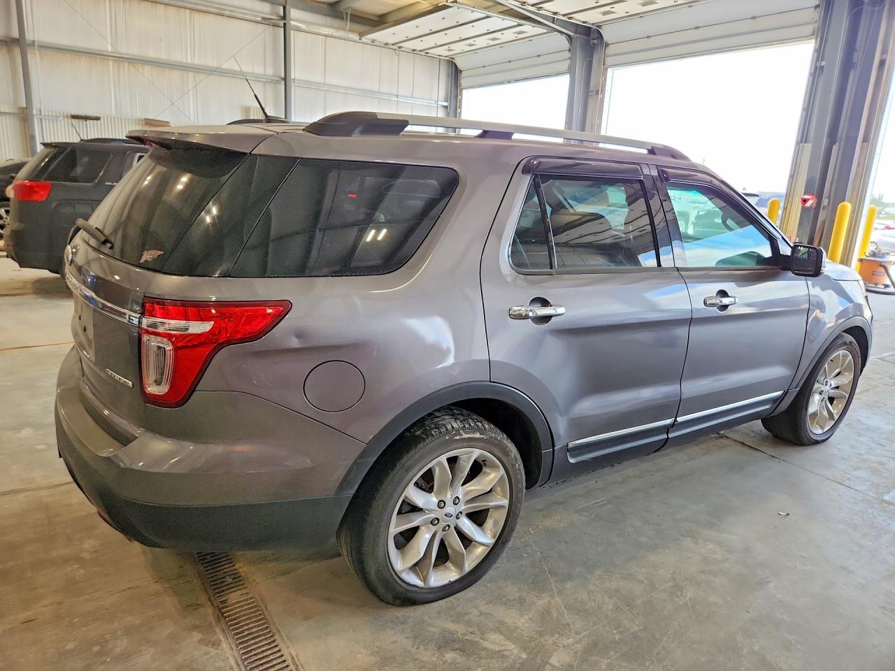 2014 Ford Explorer Limited Gray vin: 1FM5K7F89EGA72945