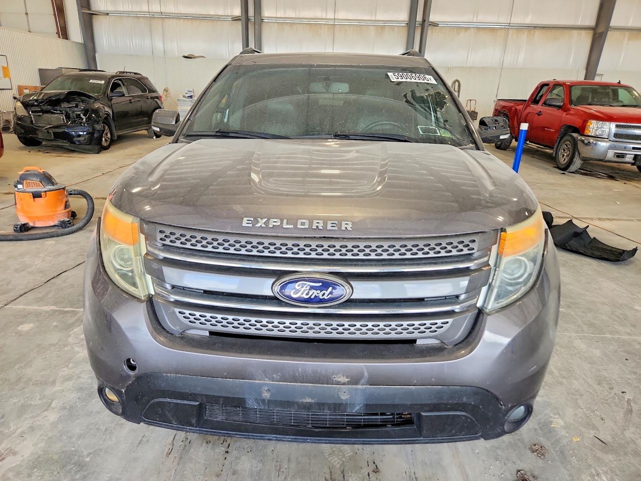 2014 Ford Explorer Limited Gray vin: 1FM5K7F89EGA72945