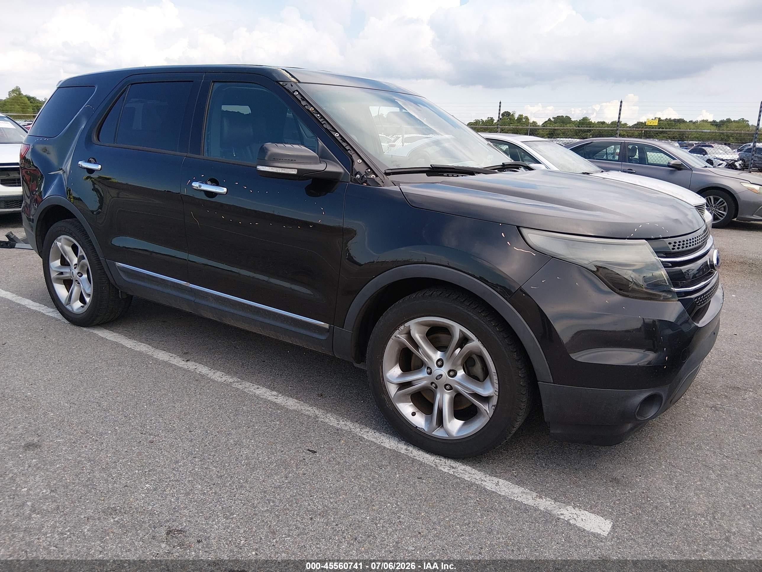 2014 Ford Explorer Limited Black vin: 1FM5K7F89EGB69353