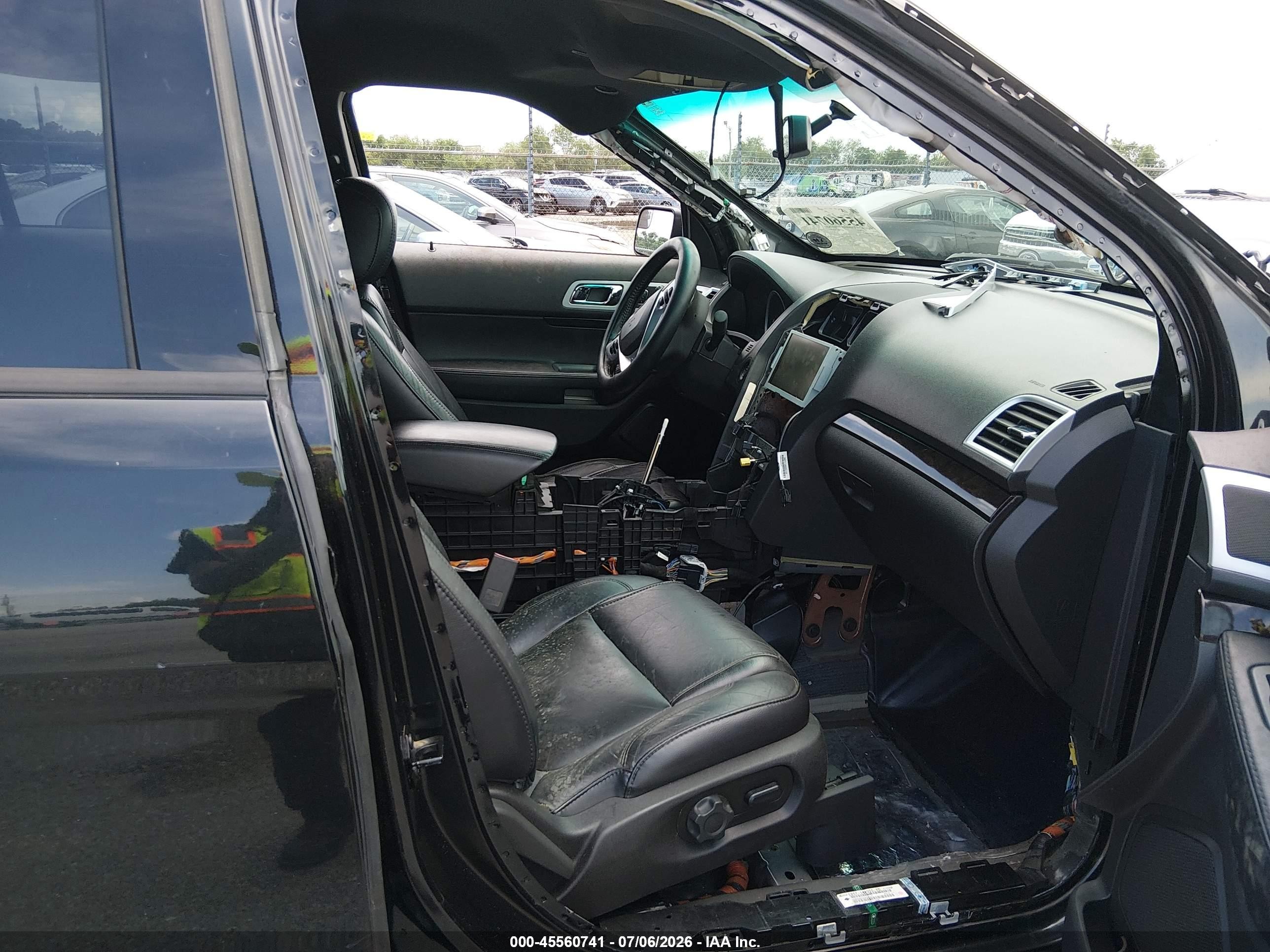 2014 Ford Explorer Limited Black vin: 1FM5K7F89EGB69353