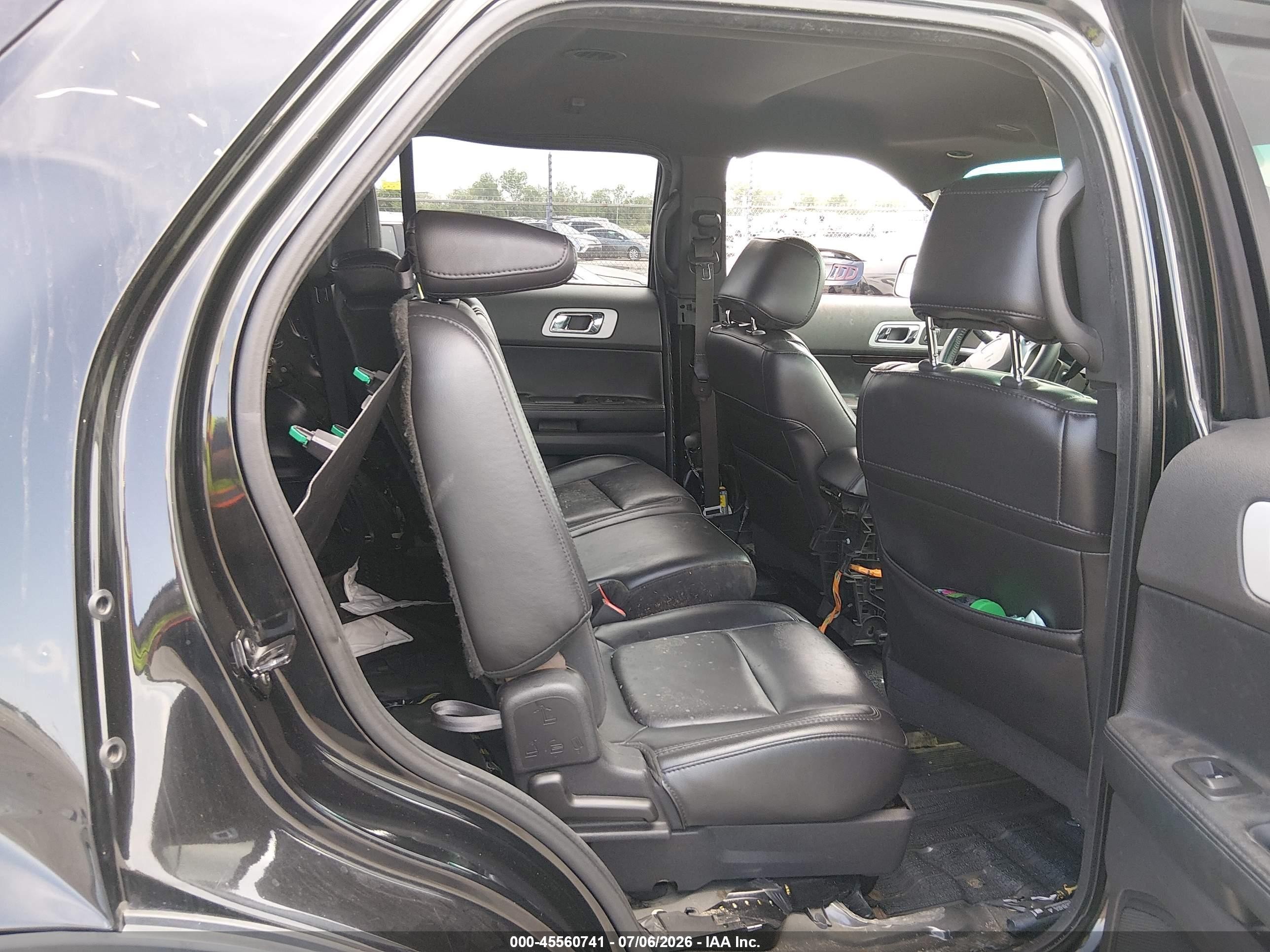 2014 Ford Explorer Limited Black vin: 1FM5K7F89EGB69353