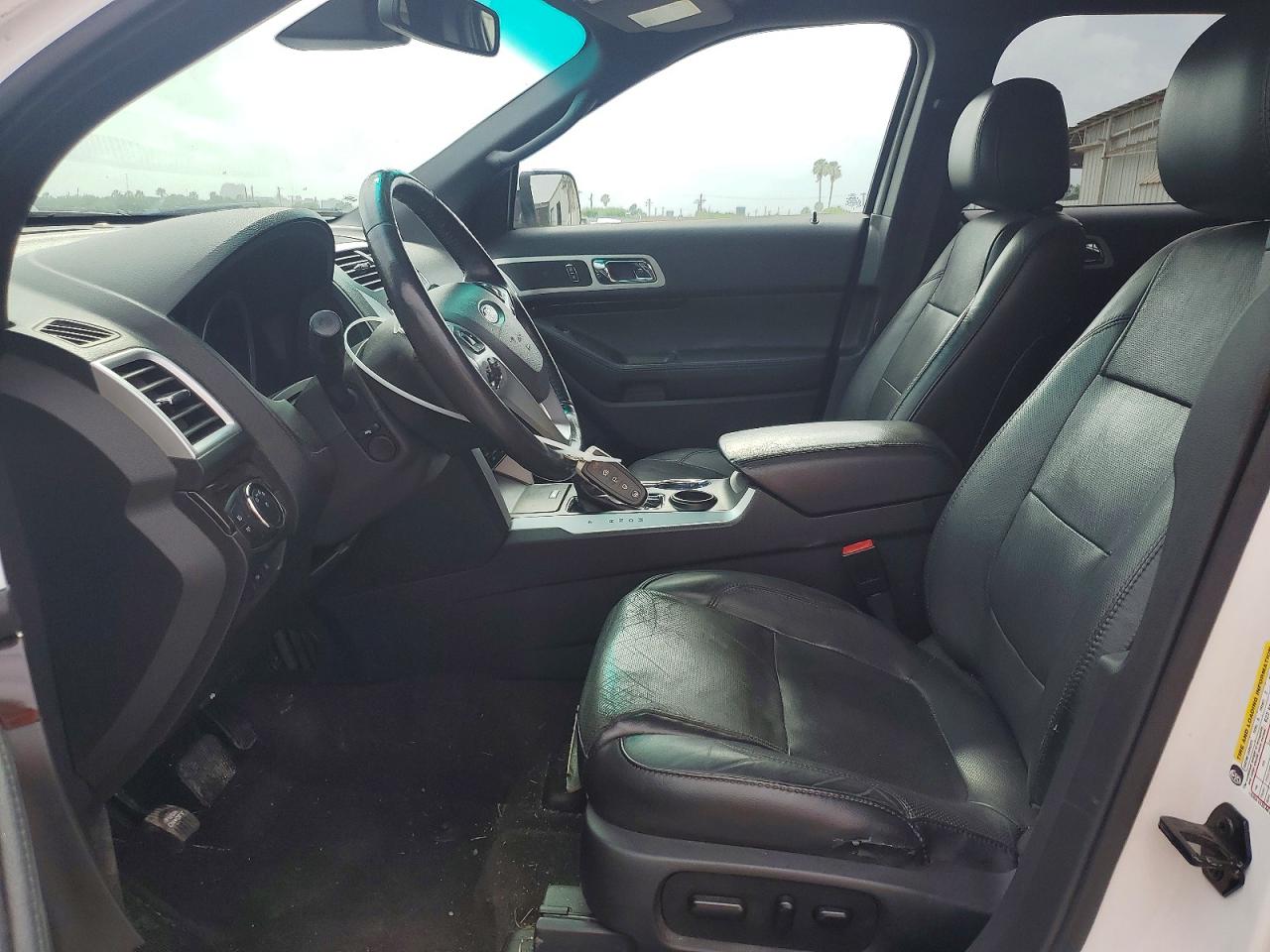 2014 Ford Explorer Limited White vin: 1FM5K7F89EGC06823