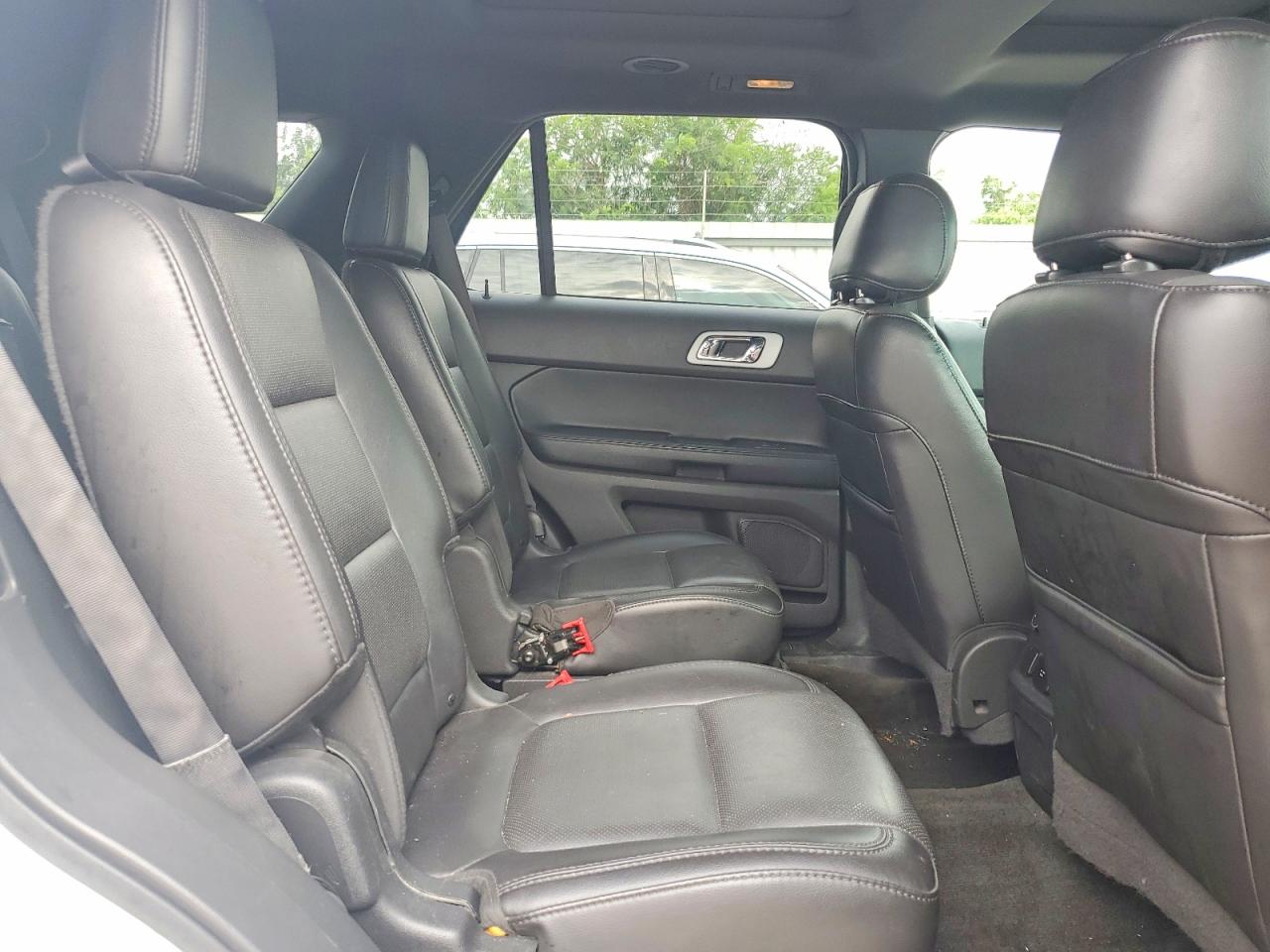 2014 Ford Explorer Limited White vin: 1FM5K7F89EGC06823