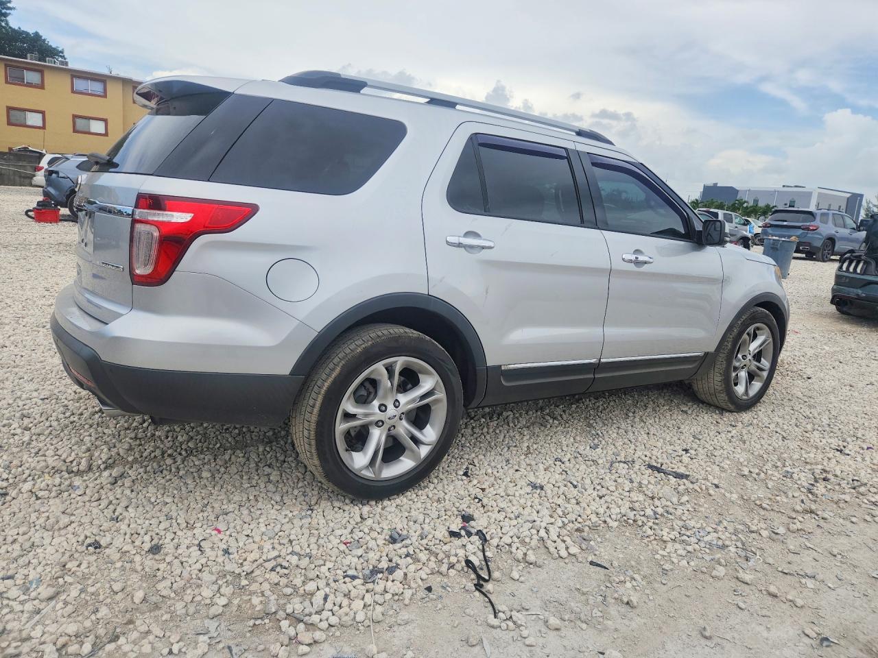 2014 Ford Explorer Limited Silver vin: 1FM5K7F89EGC24982