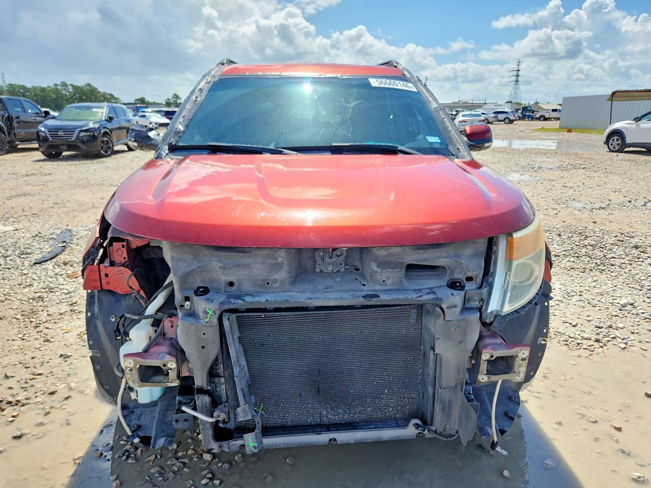 2014 Ford Explorer Limited Orange vin: 1FM5K7F89EGC34783