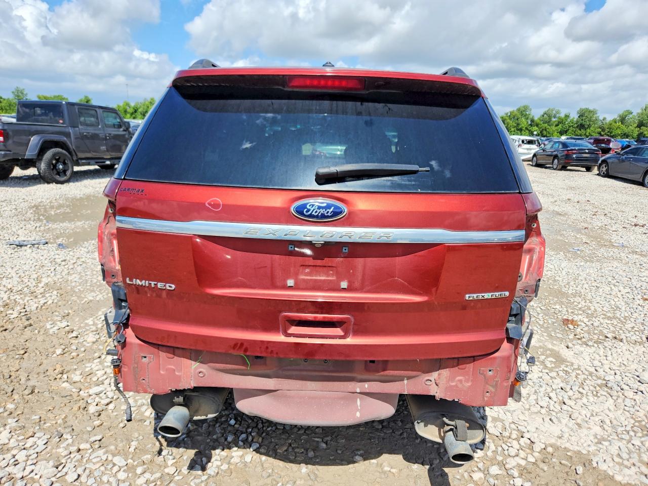2014 Ford Explorer Limited Orange vin: 1FM5K7F89EGC34783