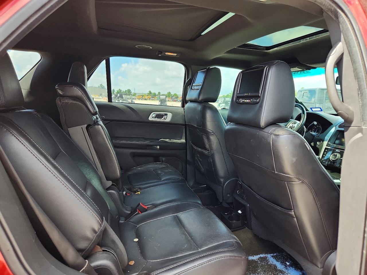 2014 Ford Explorer Limited Orange vin: 1FM5K7F89EGC34783