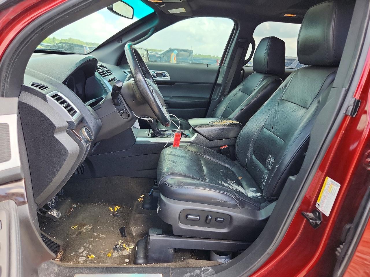 2014 Ford Explorer Limited Orange vin: 1FM5K7F89EGC34783