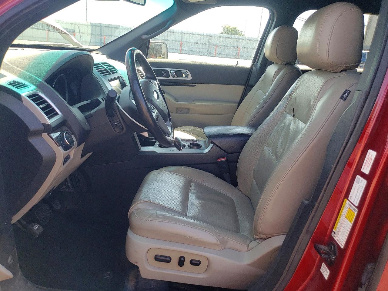 2015 Ford Explorer Limited Red vin: 1FM5K7F89FGA01536