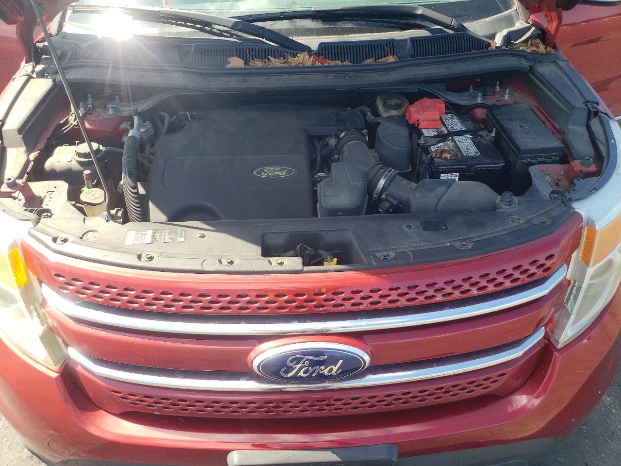 2015 Ford Explorer Limited Red vin: 1FM5K7F89FGA01536