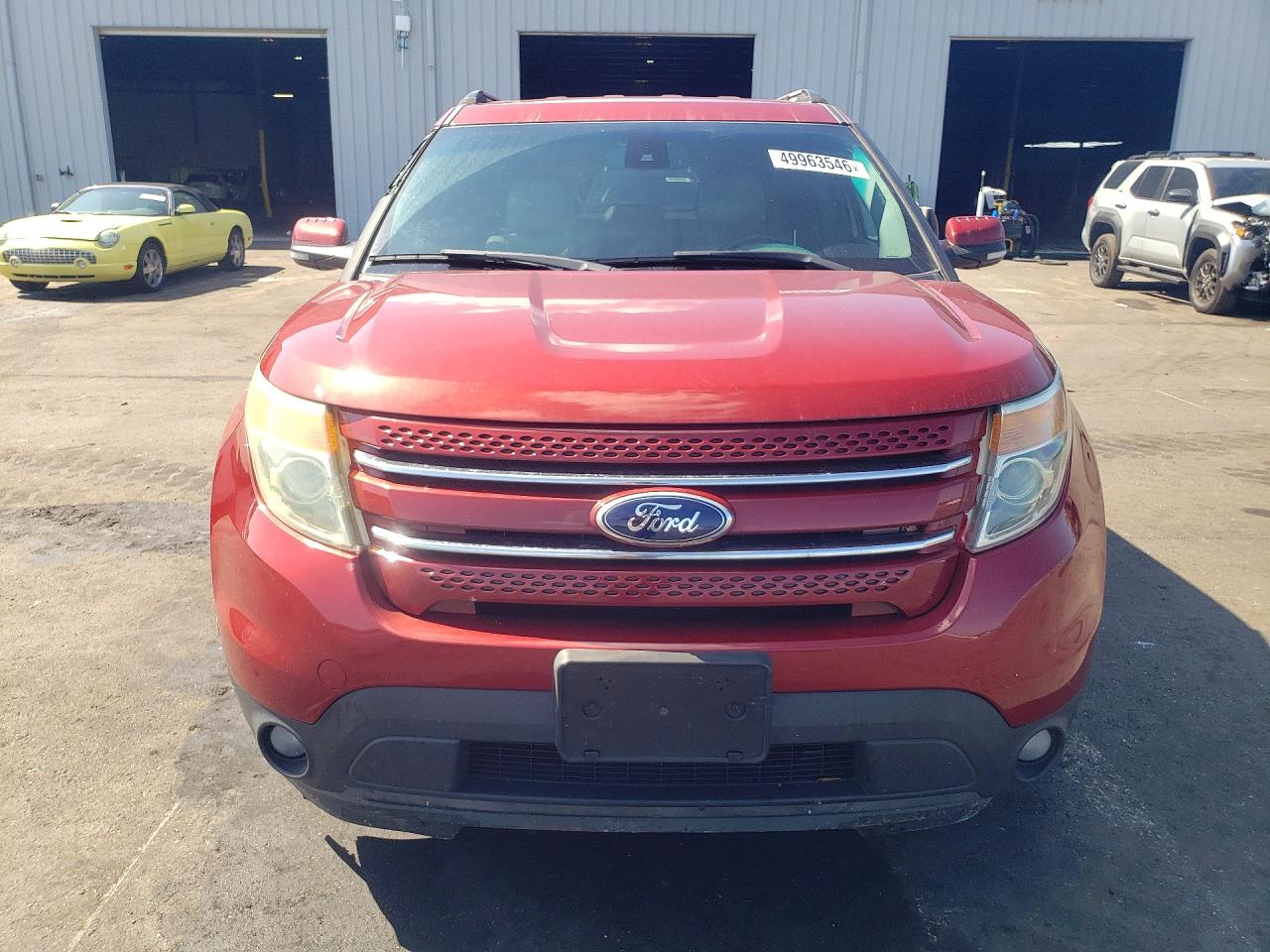 2015 Ford Explorer Limited Red vin: 1FM5K7F89FGA01536
