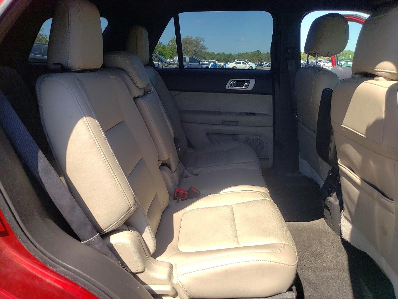 2015 Ford Explorer Limited Red vin: 1FM5K7F89FGA01536