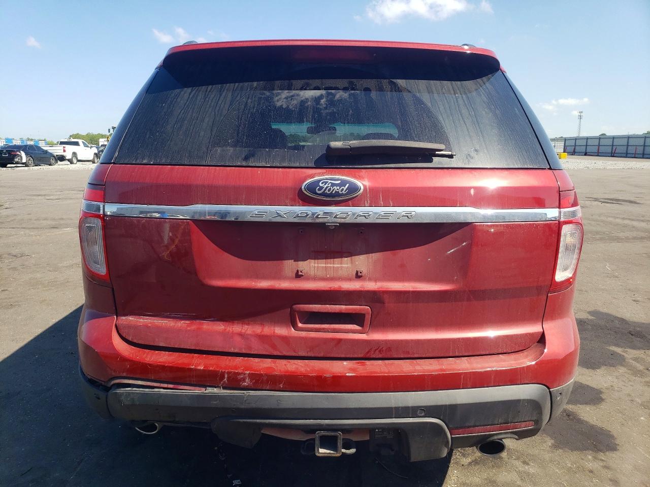 2015 Ford Explorer Limited Red vin: 1FM5K7F89FGA01536