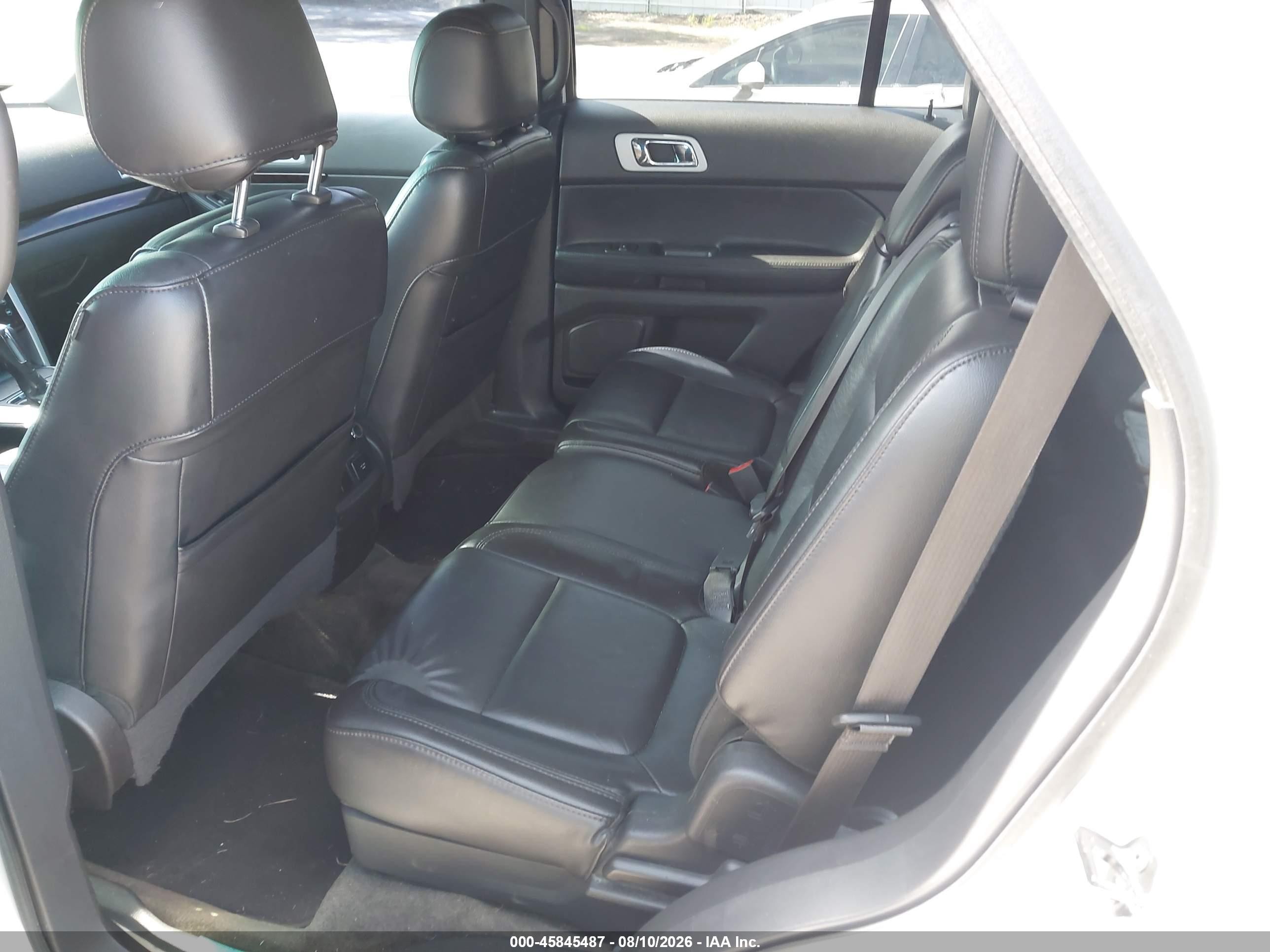 2015 Ford Explorer Limited White vin: 1FM5K7F89FGA10401