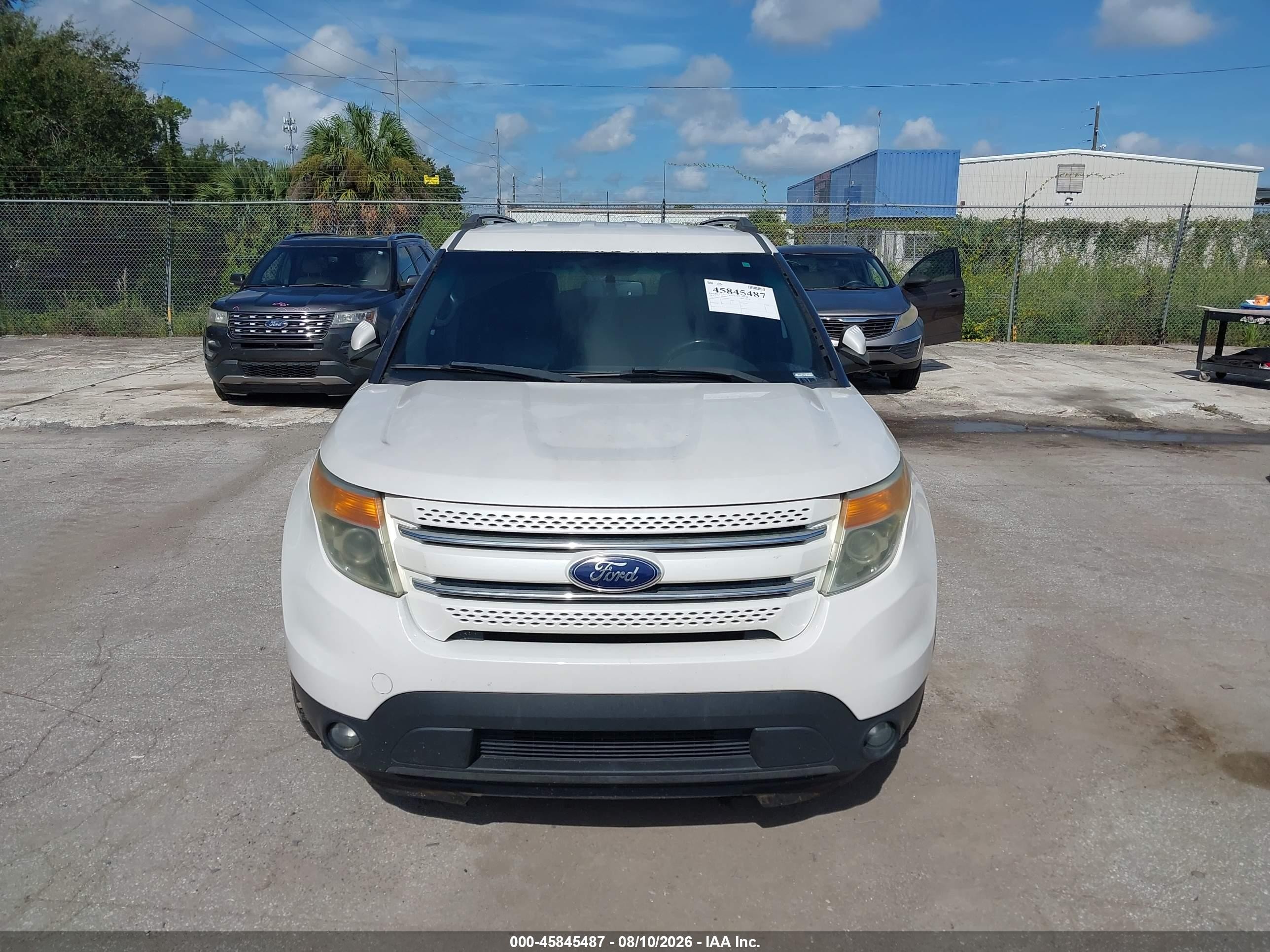 2015 Ford Explorer Limited White vin: 1FM5K7F89FGA10401