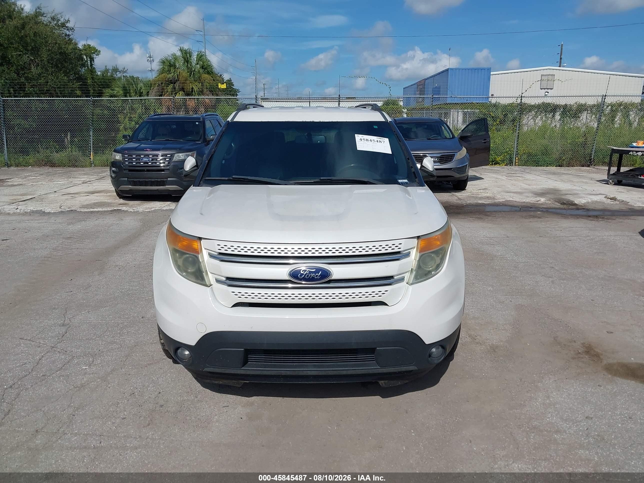 2015 Ford Explorer Limited White vin: 1FM5K7F89FGA10401