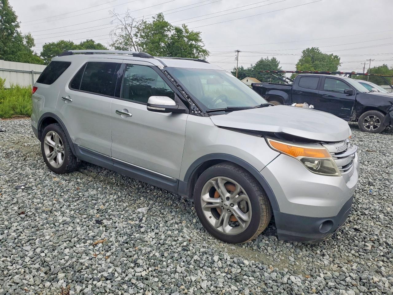 2015 Ford Explorer Limited Серебряный vin: 1FM5K7F89FGA34987