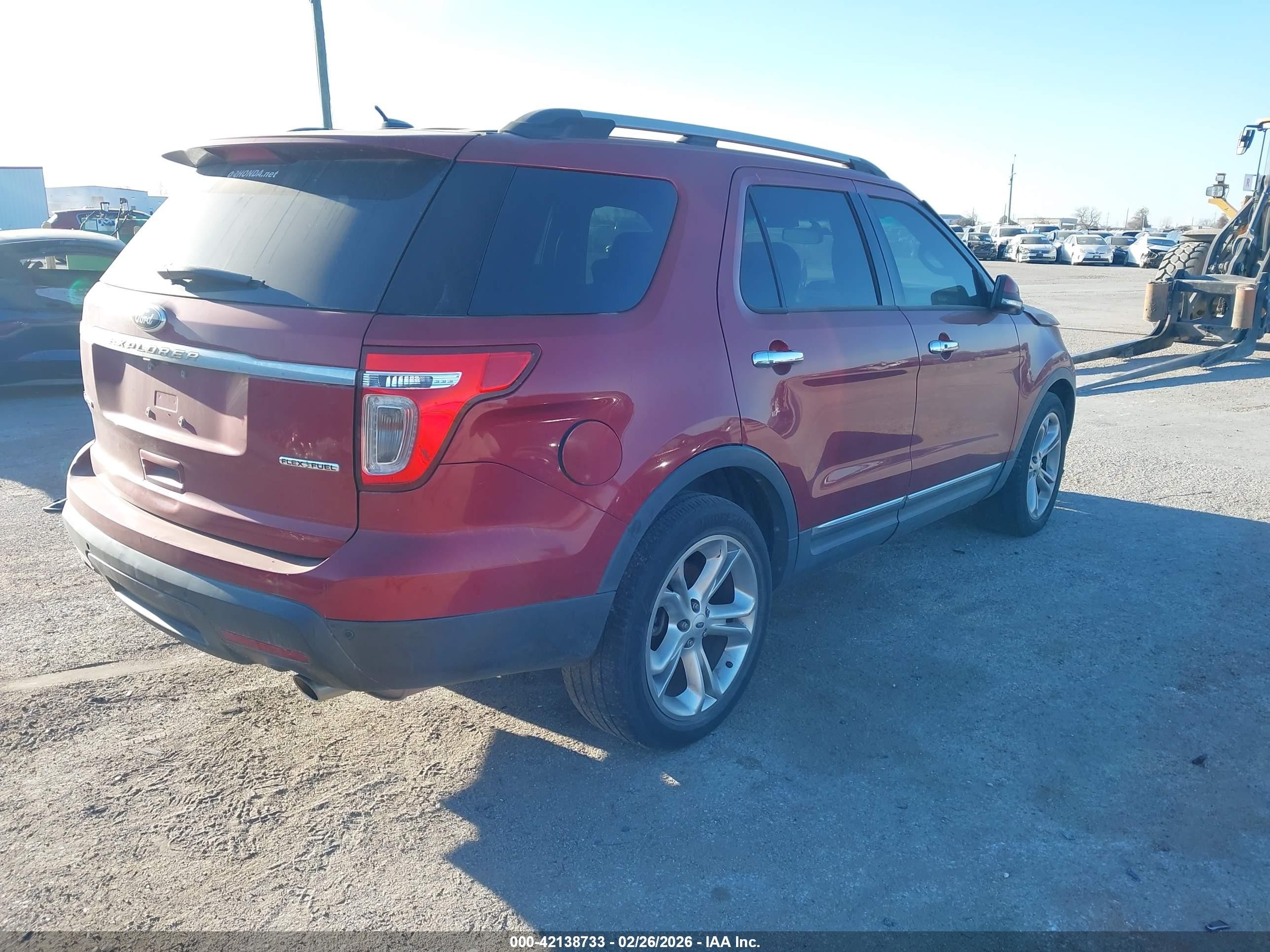2015 Ford Explorer Limited Красный vin: 1FM5K7F89FGA94669