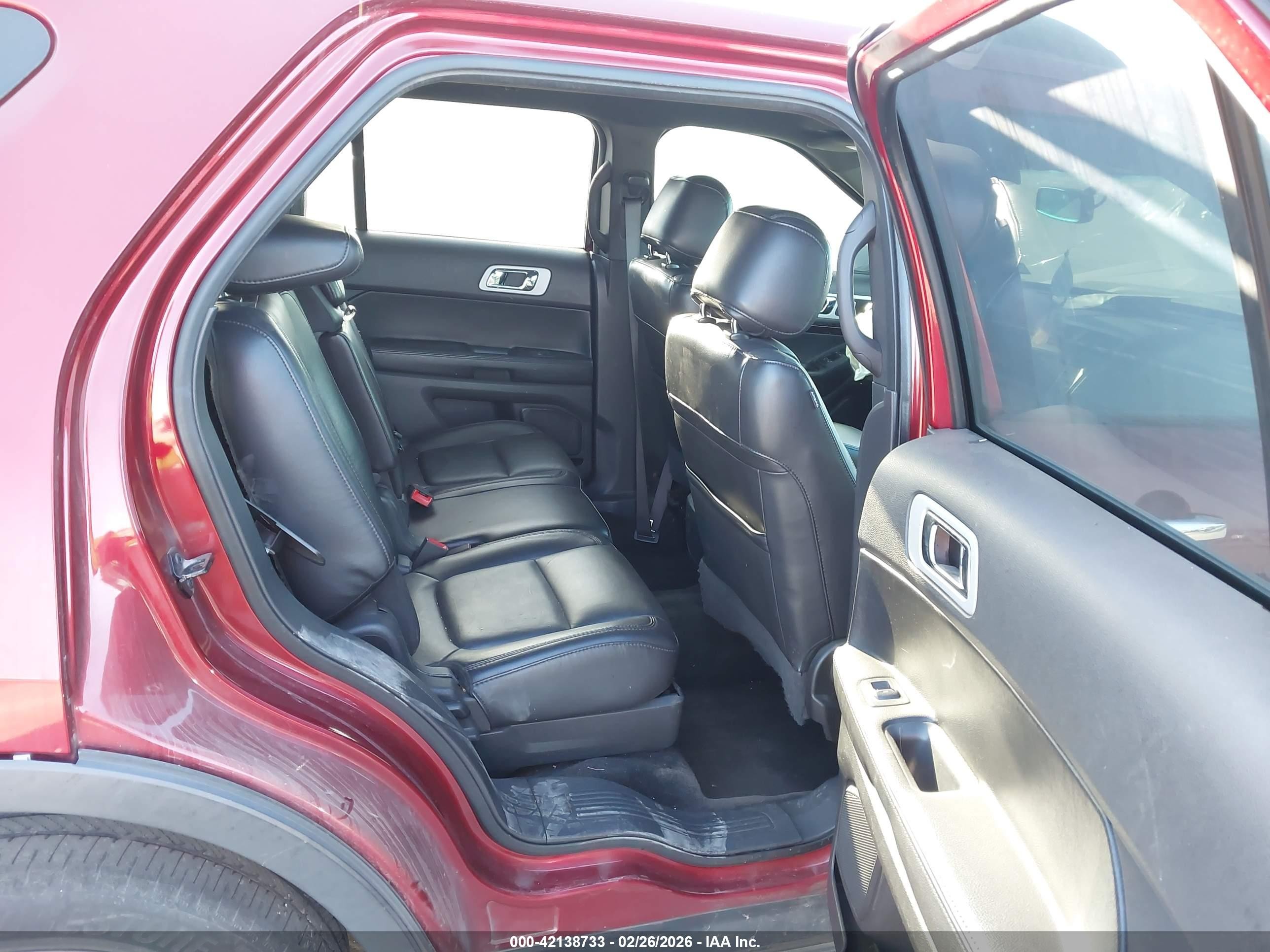2015 Ford Explorer Limited Красный vin: 1FM5K7F89FGA94669