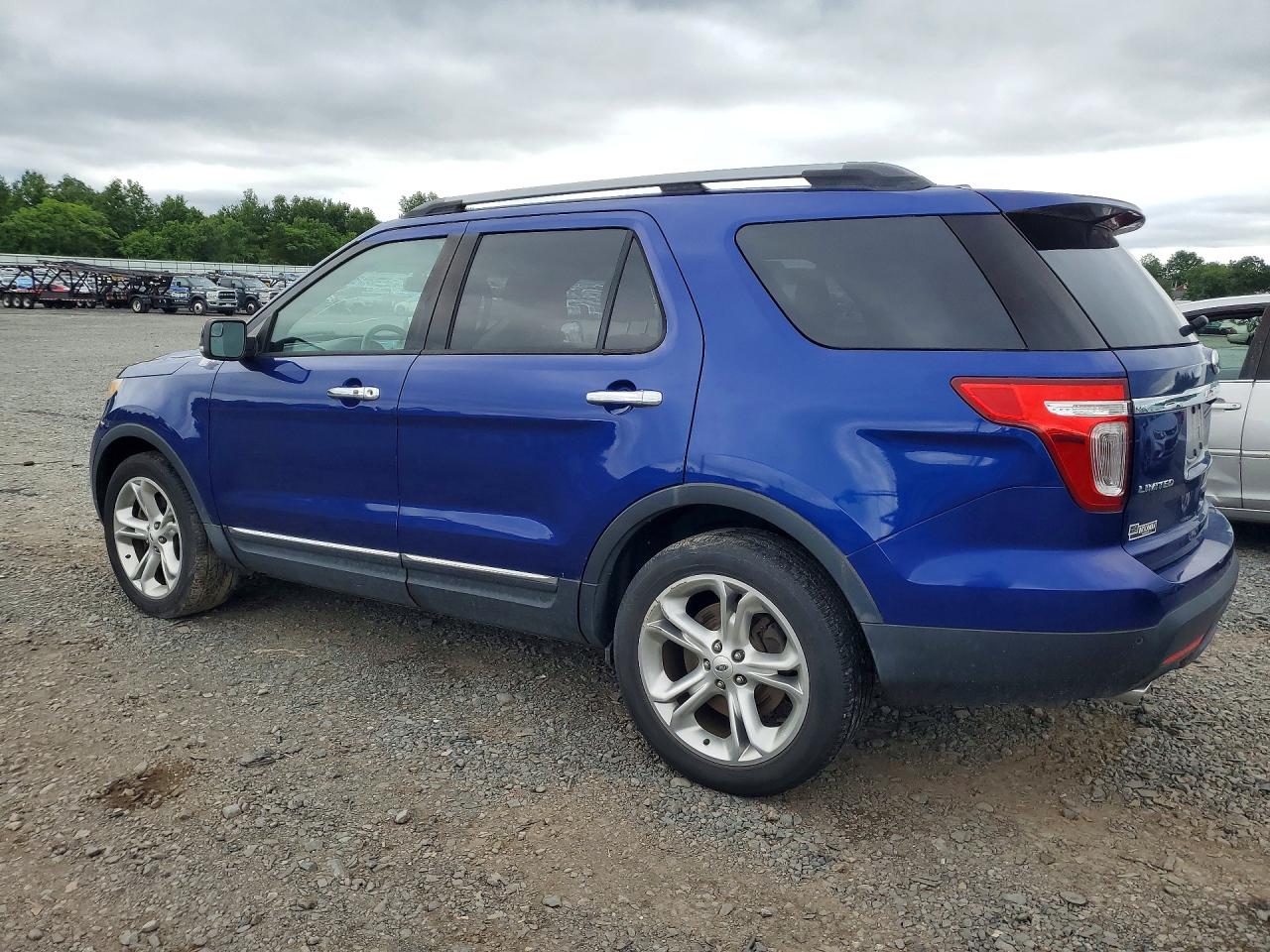 2015 Ford Explorer Limited Blue vin: 1FM5K7F89FGA99161