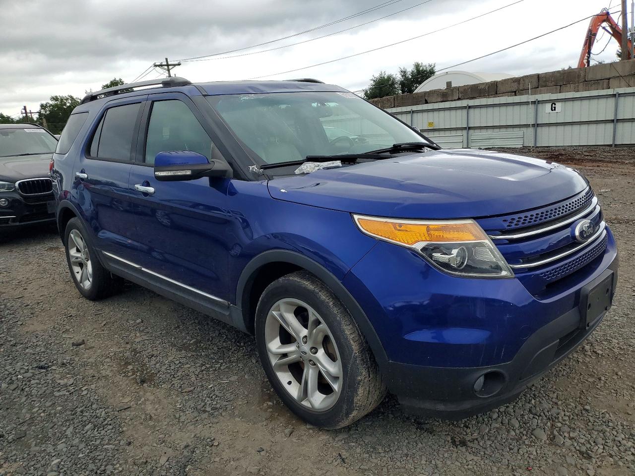 2015 Ford Explorer Limited Blue vin: 1FM5K7F89FGA99161