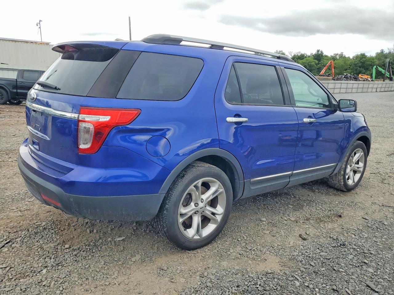2015 Ford Explorer Limited Blue vin: 1FM5K7F89FGA99161