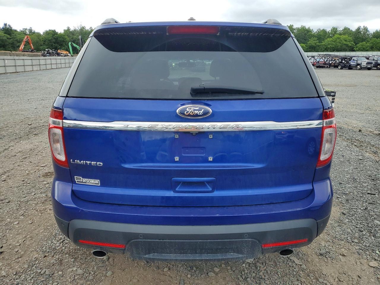 2015 Ford Explorer Limited Blue vin: 1FM5K7F89FGA99161