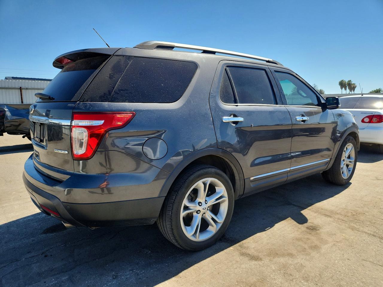 2015 Ford Explorer Limited Gray vin: 1FM5K7F89FGC13725