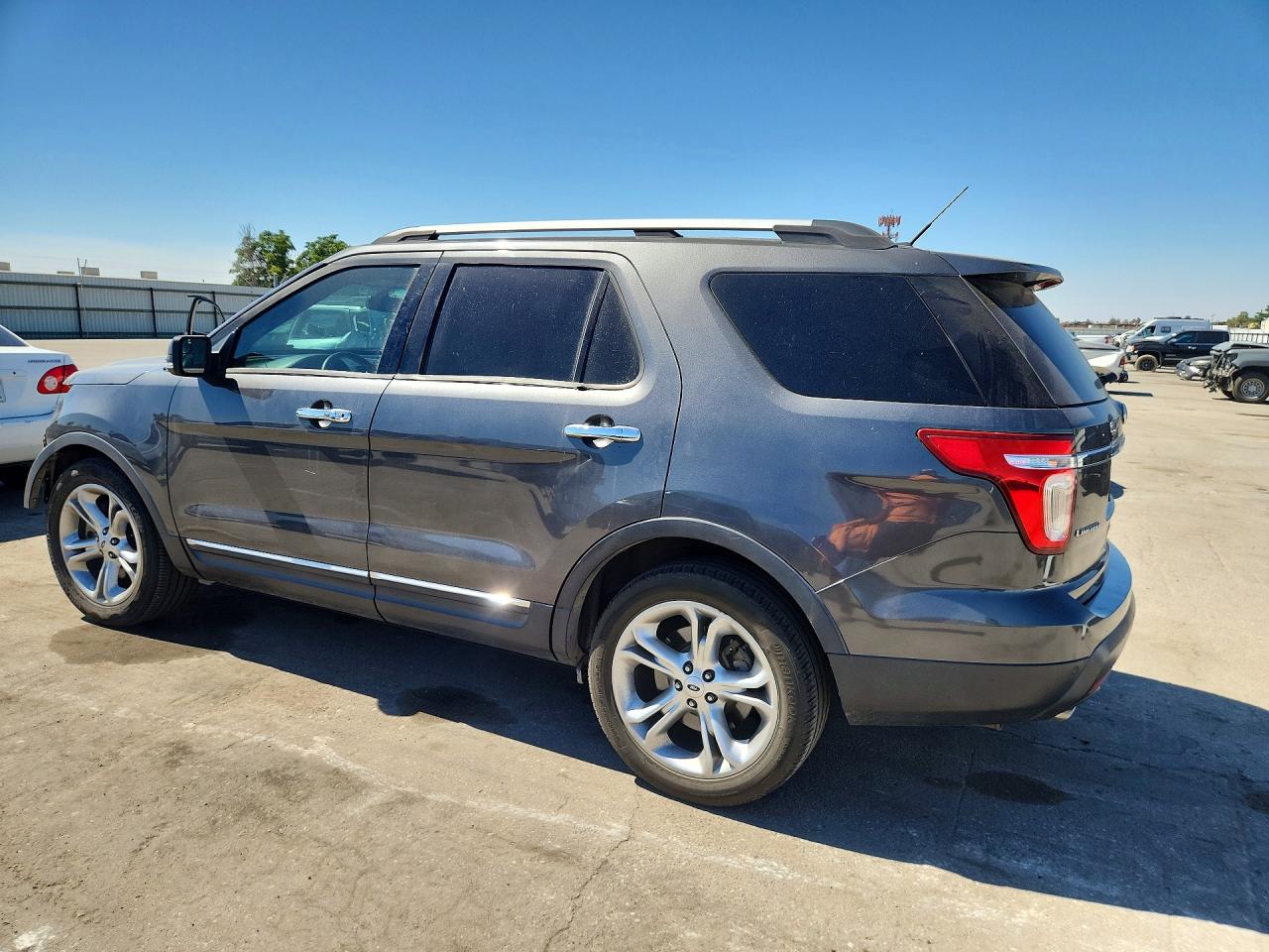 2015 Ford Explorer Limited Gray vin: 1FM5K7F89FGC13725
