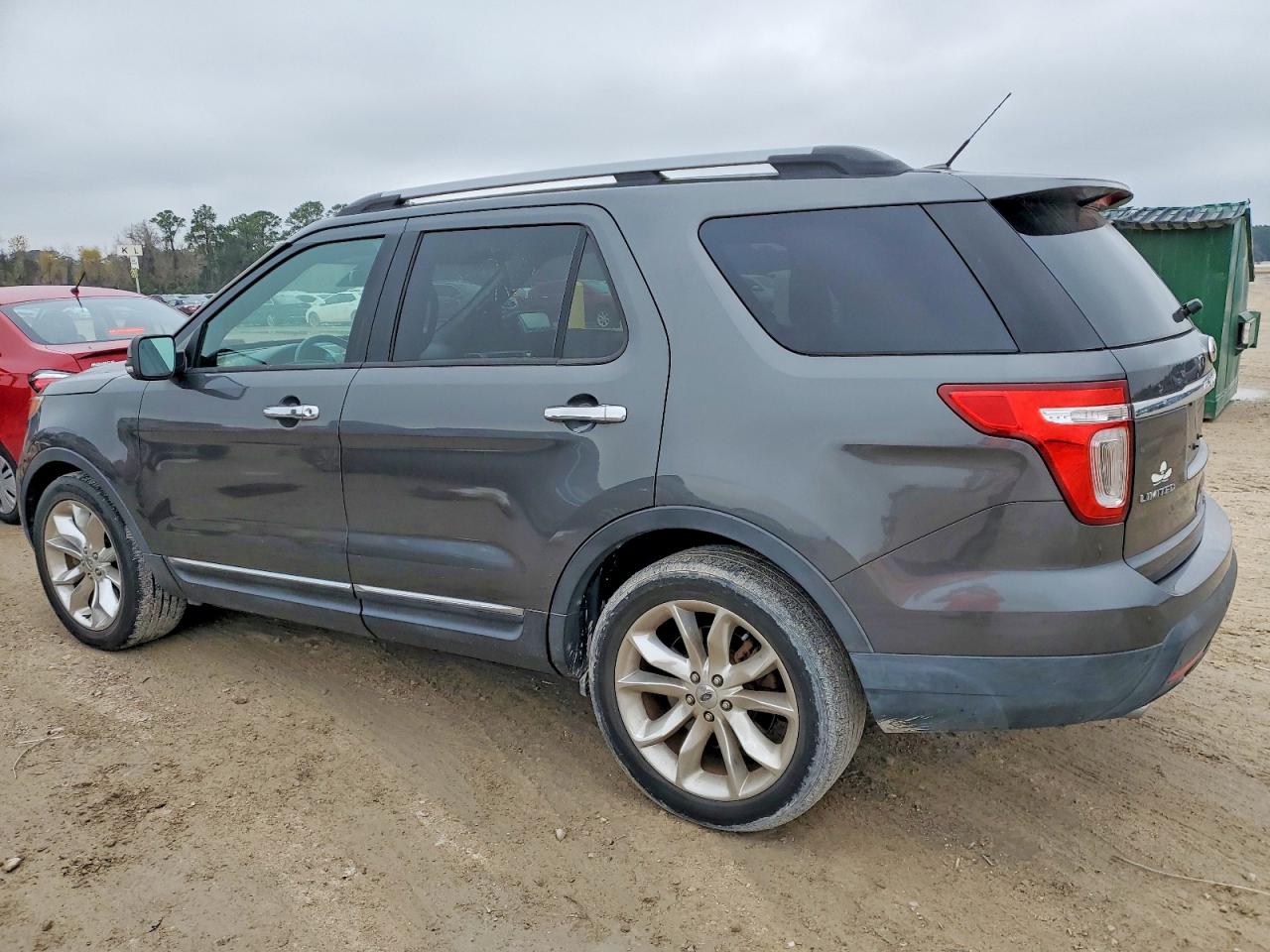 2015 Ford Explorer Limited Gray vin: 1FM5K7F89FGC48989