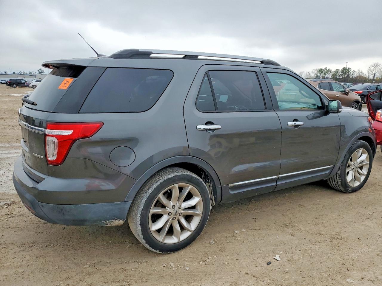 2015 Ford Explorer Limited Gray vin: 1FM5K7F89FGC48989