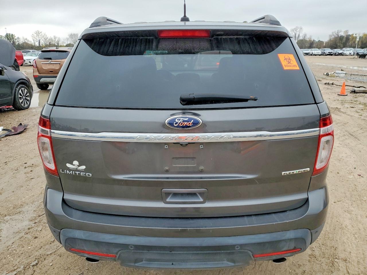 2015 Ford Explorer Limited Gray vin: 1FM5K7F89FGC48989