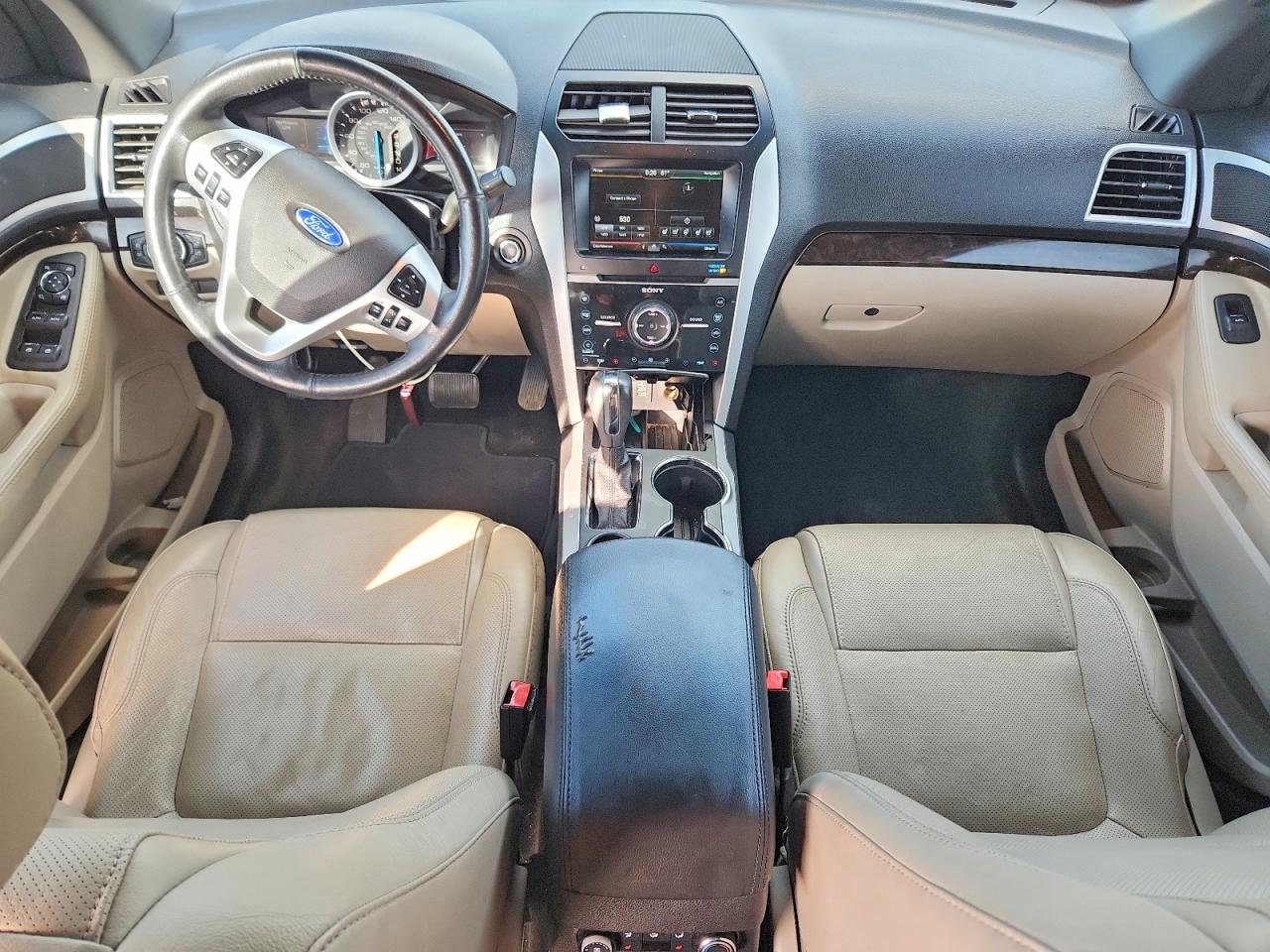 2015 Ford Explorer Limited Brown vin: 1FM5K7F89FGC57305