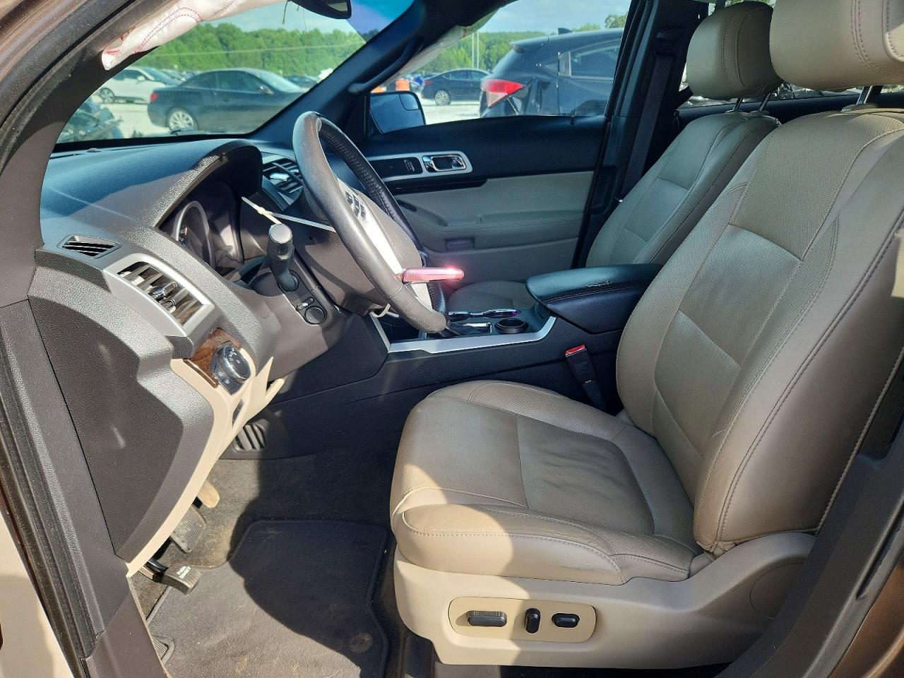 2015 Ford Explorer Limited Brown vin: 1FM5K7F89FGC57305