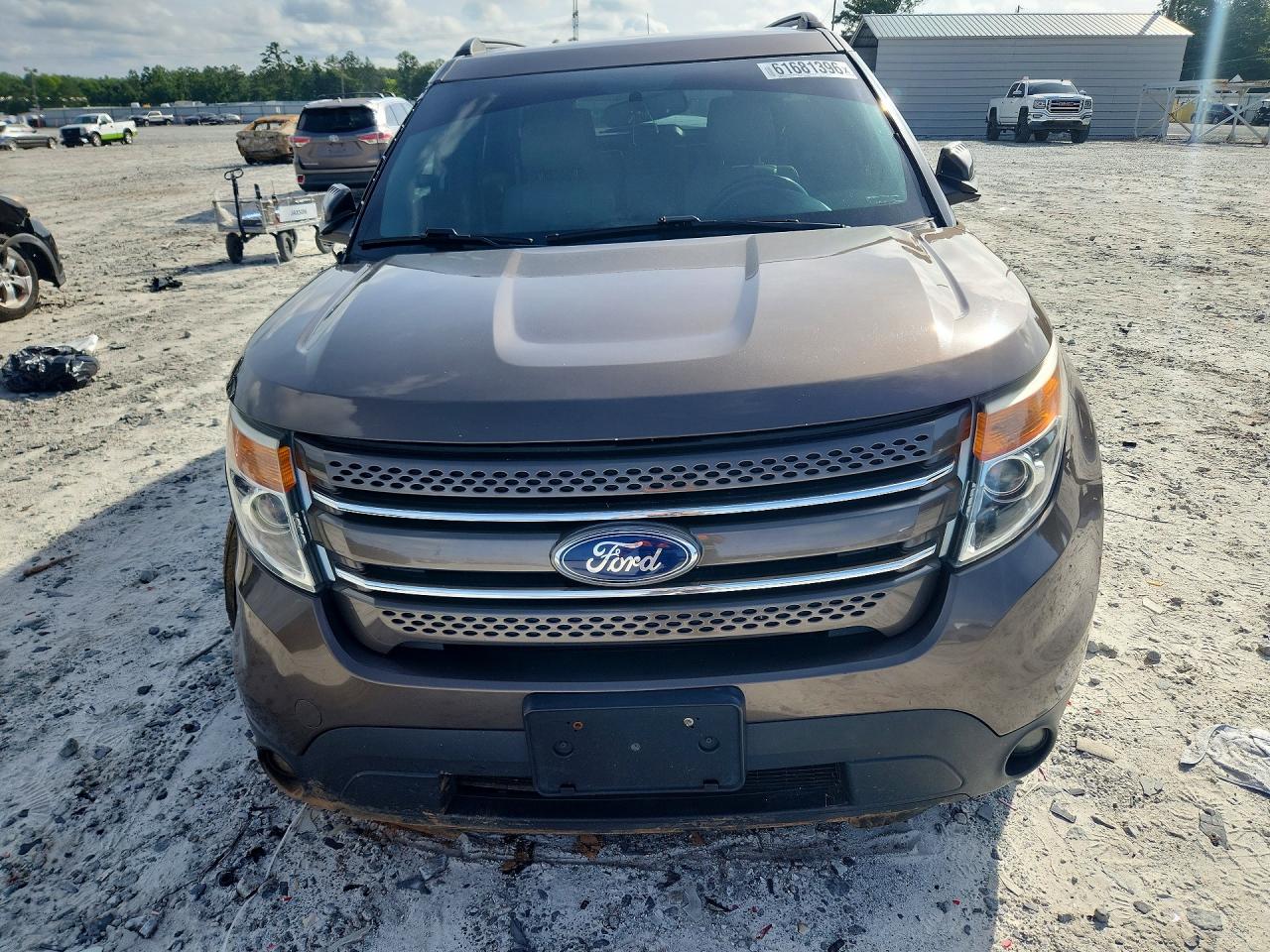 2015 Ford Explorer Limited Brown vin: 1FM5K7F89FGC57305