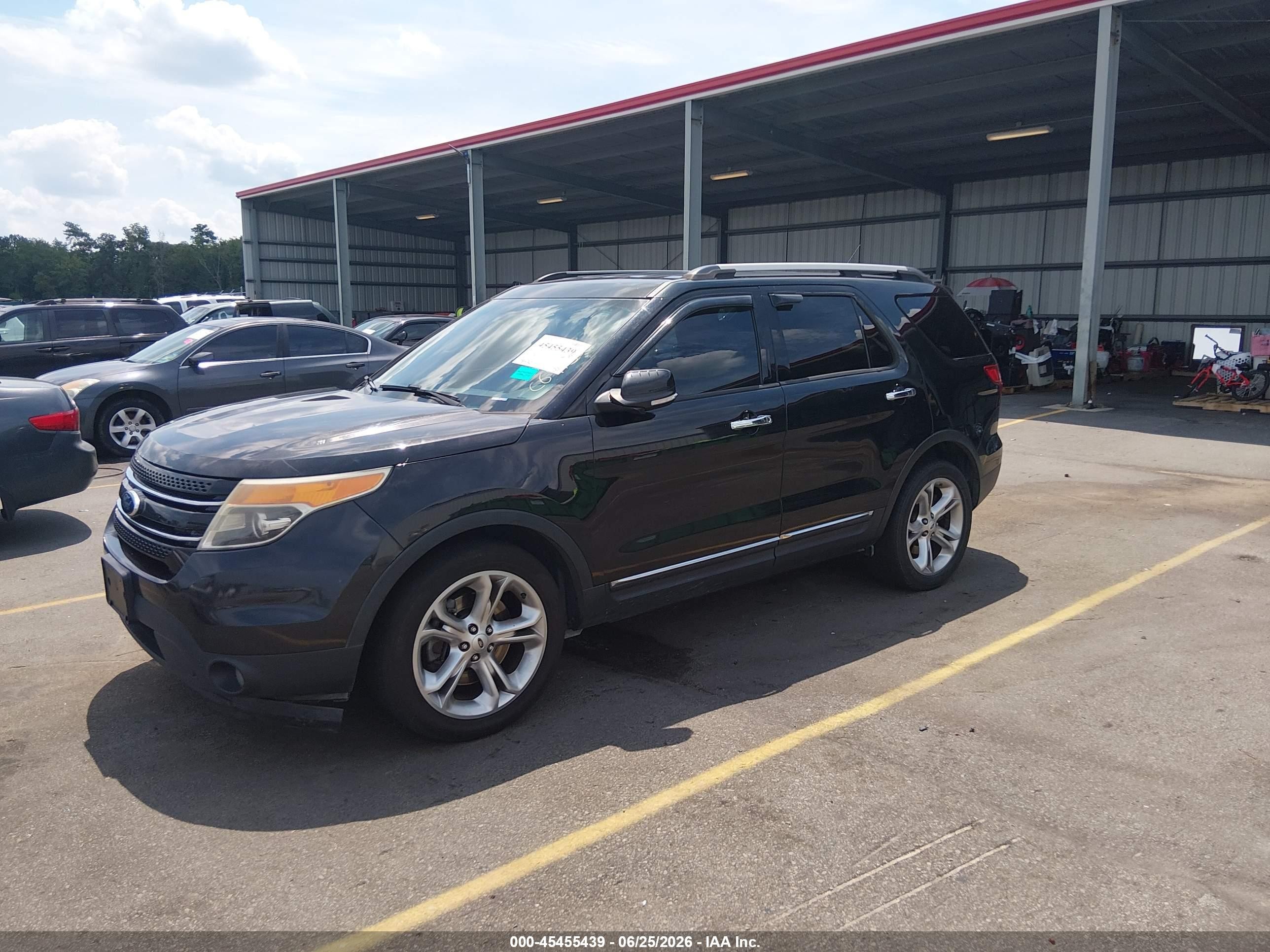 2015 Ford Explorer Limited Черный vin: 1FM5K7F89FGC69132