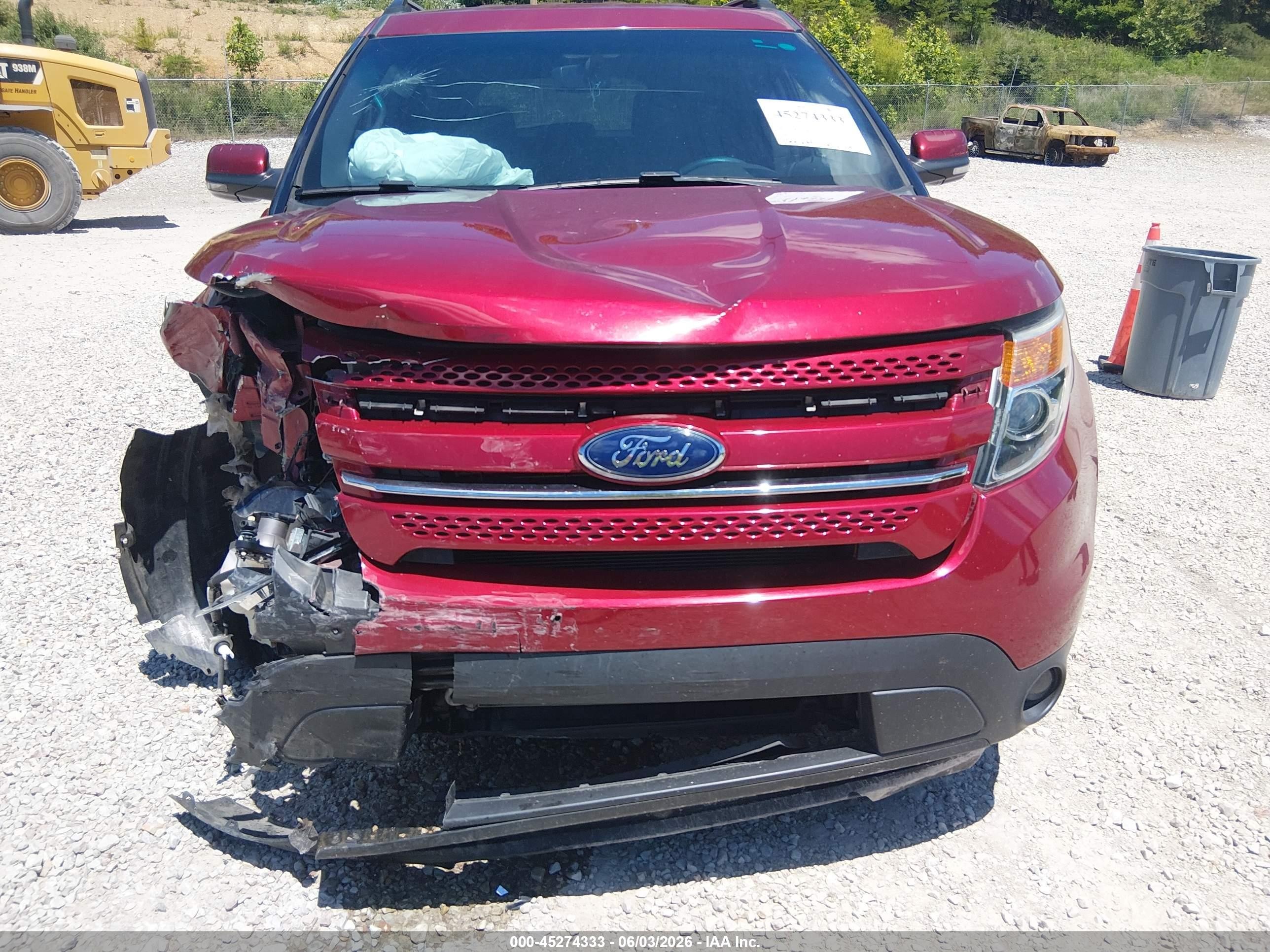 2015 Ford Explorer Limited Красный vin: 1FM5K7F89FGC69308