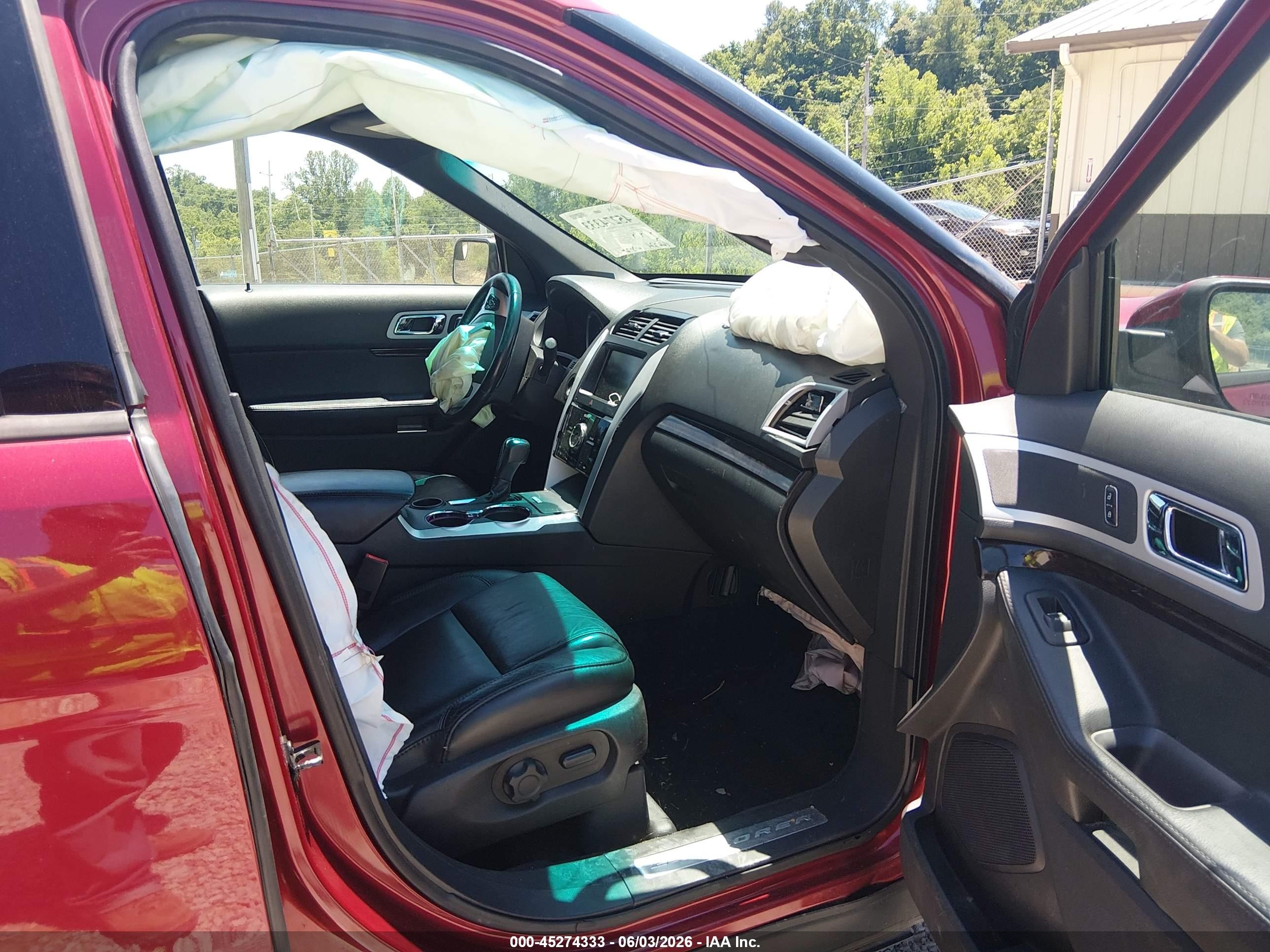 2015 Ford Explorer Limited Красный vin: 1FM5K7F89FGC69308
