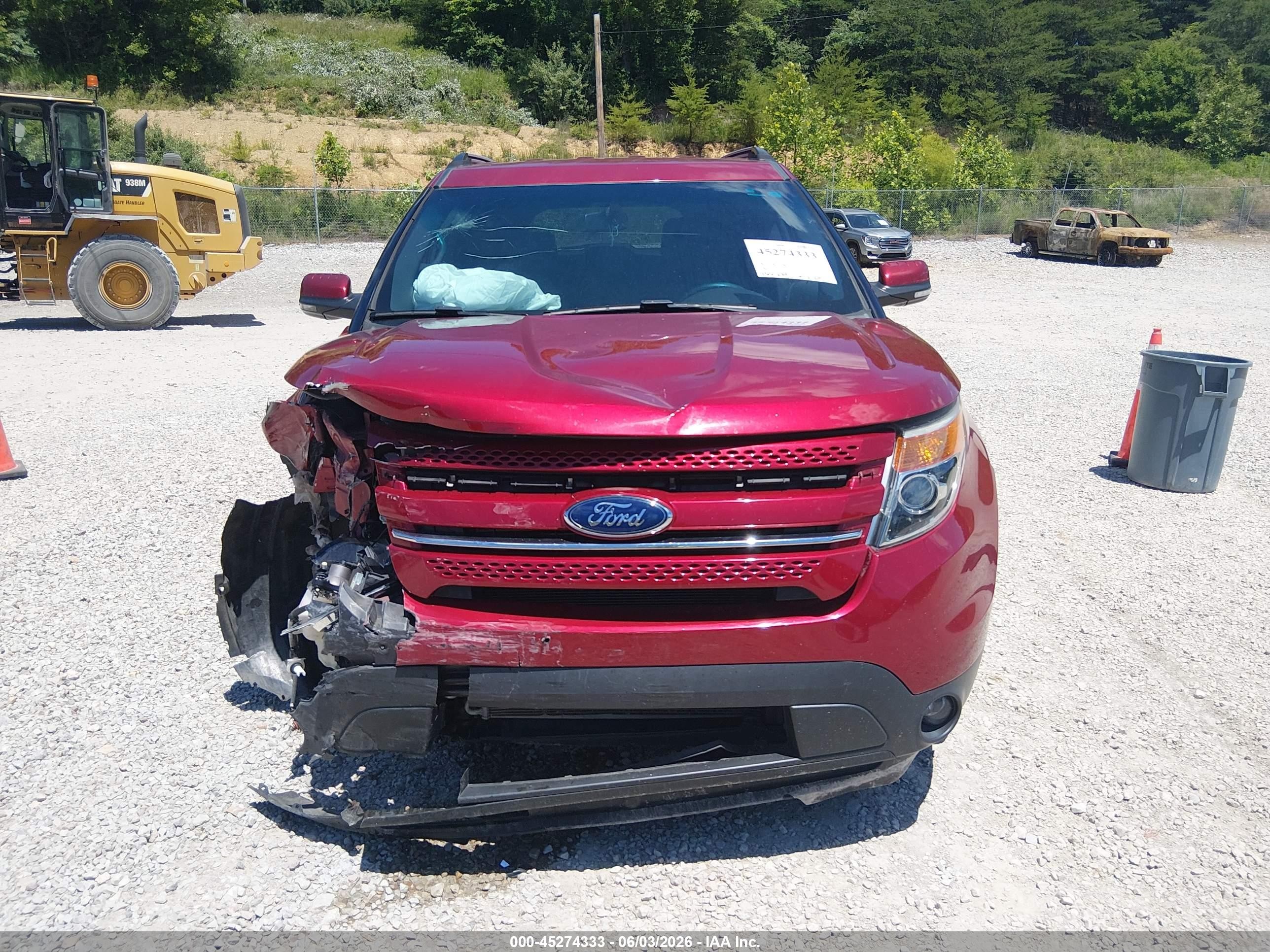 2015 Ford Explorer Limited Красный vin: 1FM5K7F89FGC69308