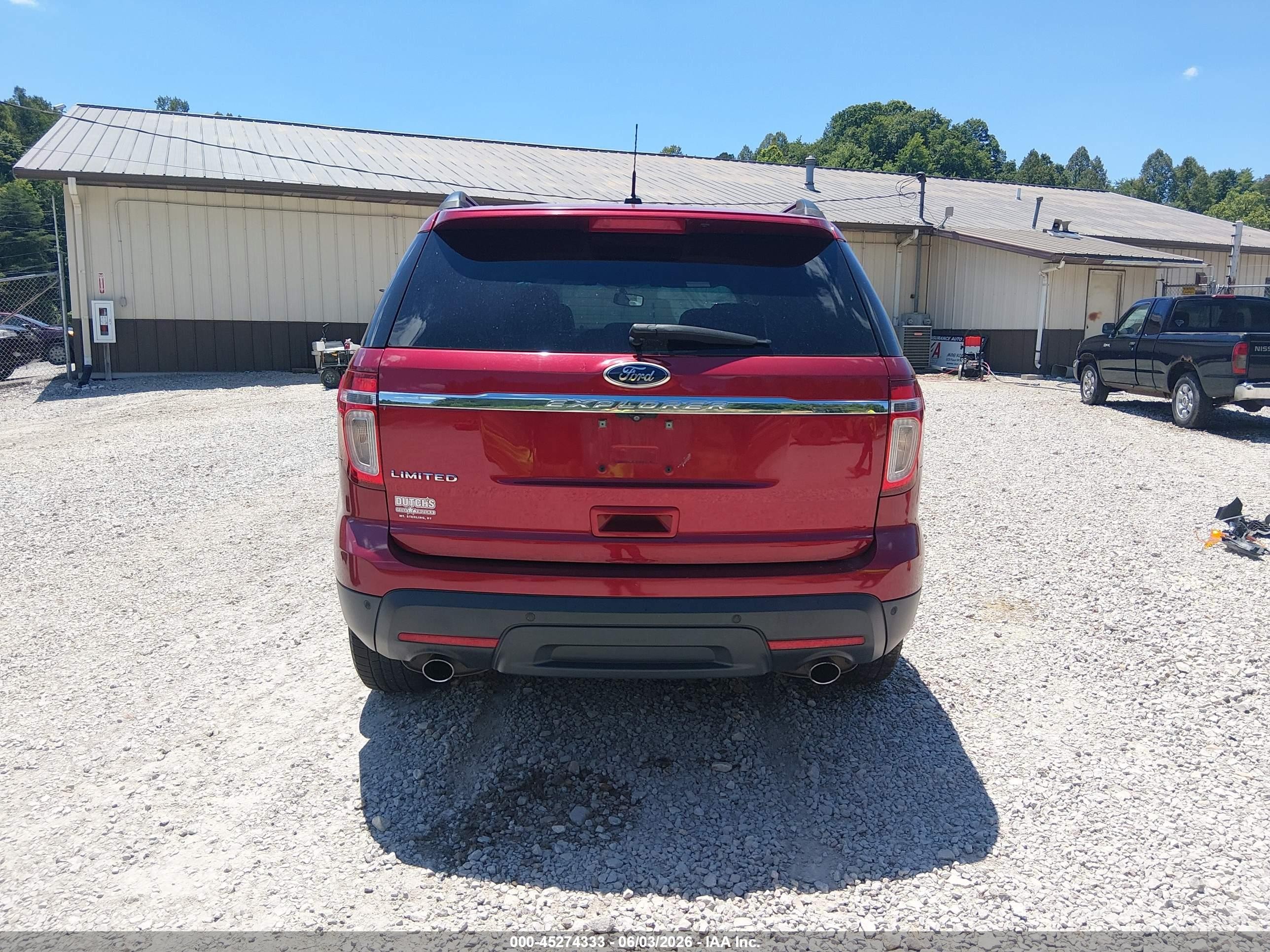 2015 Ford Explorer Limited Красный vin: 1FM5K7F89FGC69308