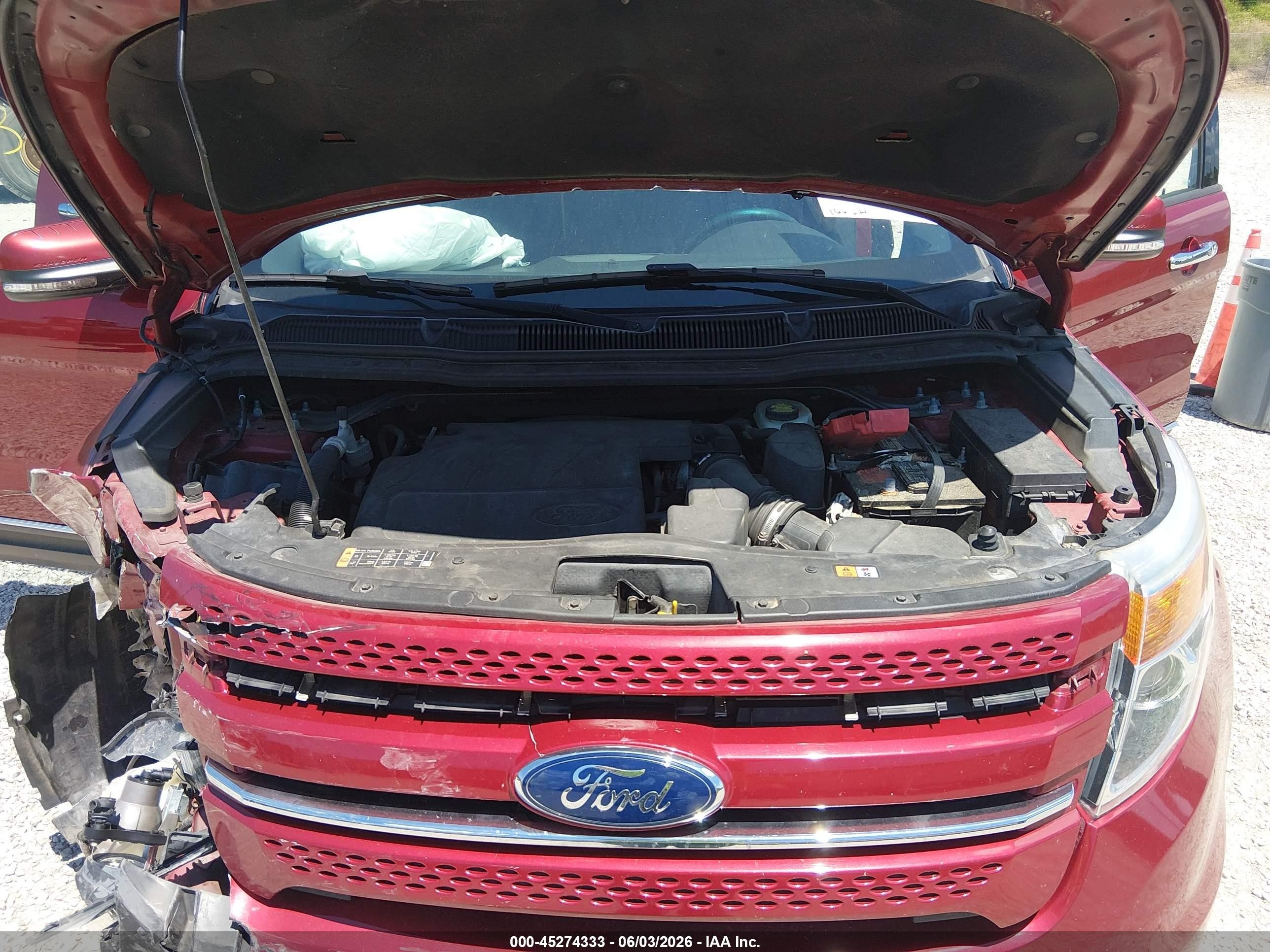2015 Ford Explorer Limited Красный vin: 1FM5K7F89FGC69308
