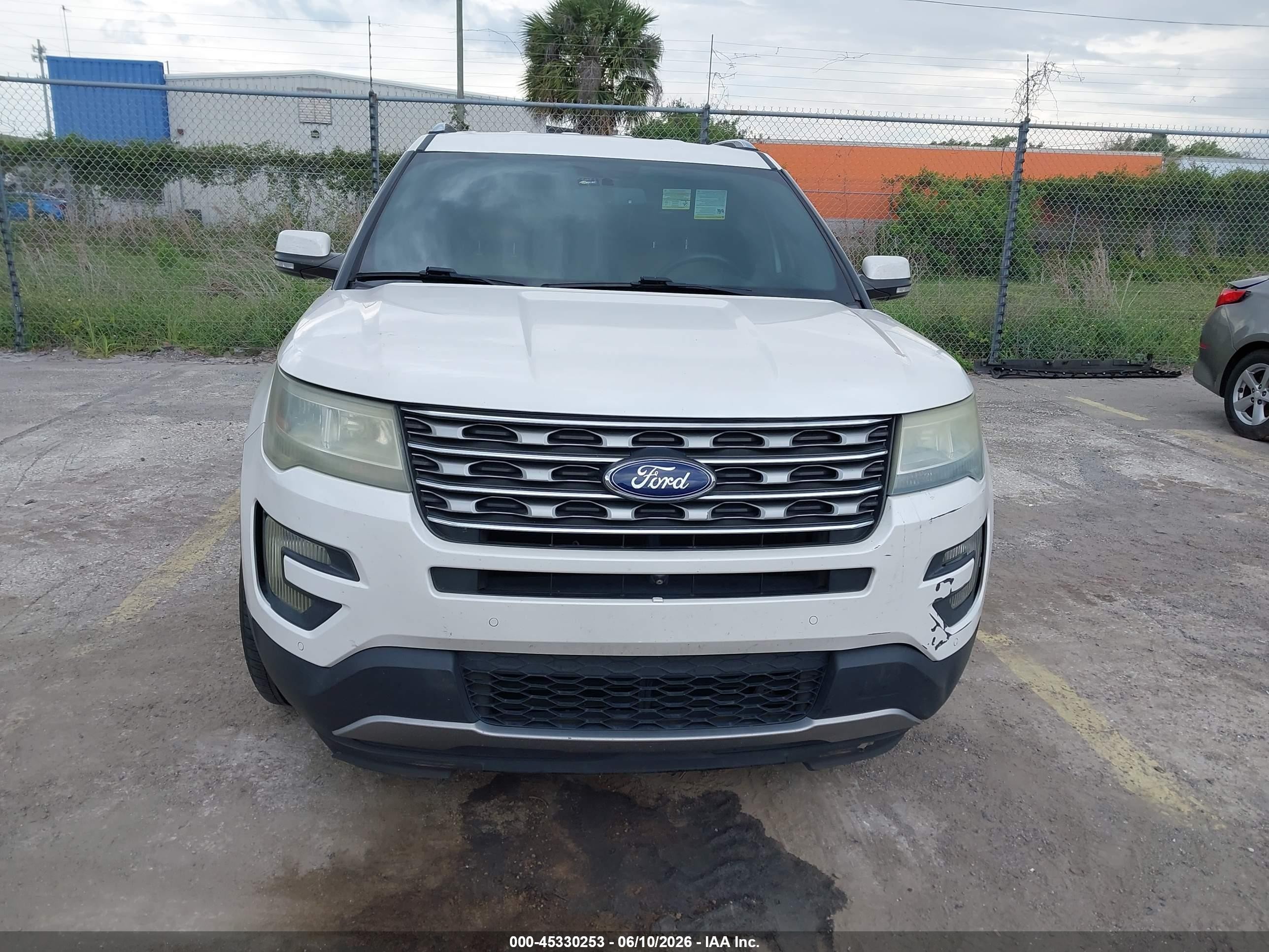 2016 Ford Explorer Limited White vin: 1FM5K7F89GGA99081