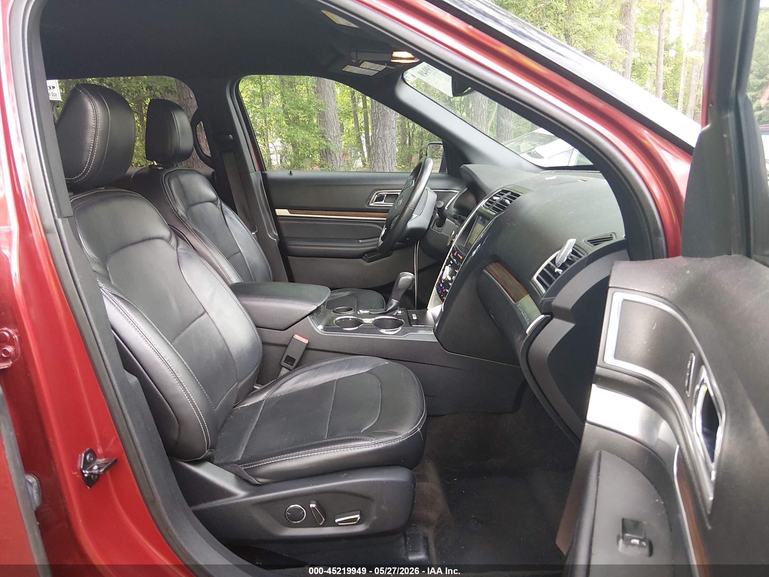 2018 Ford Explorer Limited Красный vin: 1FM5K7F89JGA27451