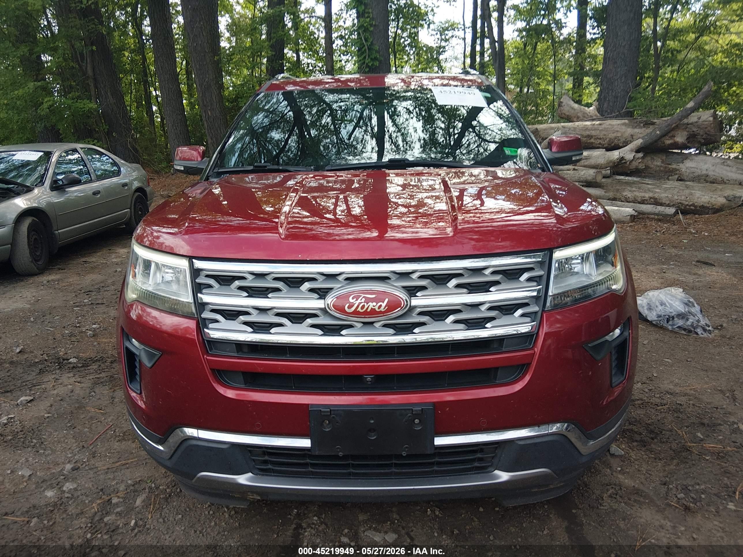 2018 Ford Explorer Limited Красный vin: 1FM5K7F89JGA27451