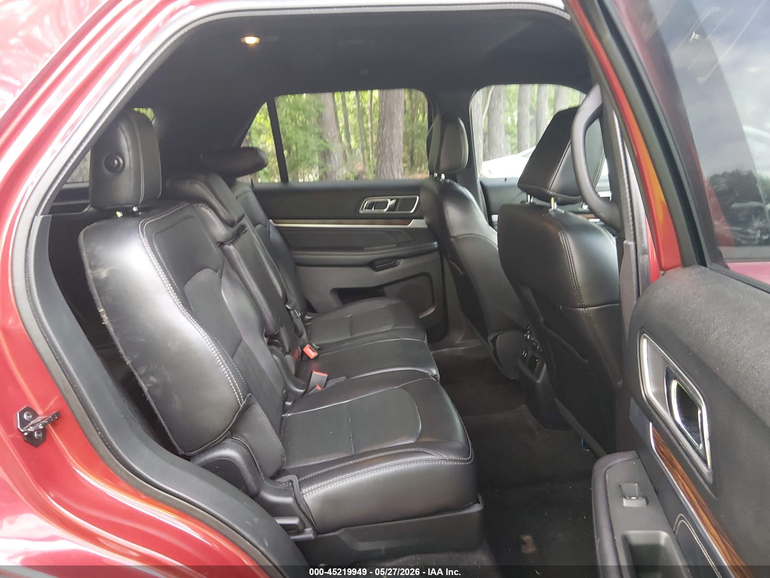 2018 Ford Explorer Limited Красный vin: 1FM5K7F89JGA27451