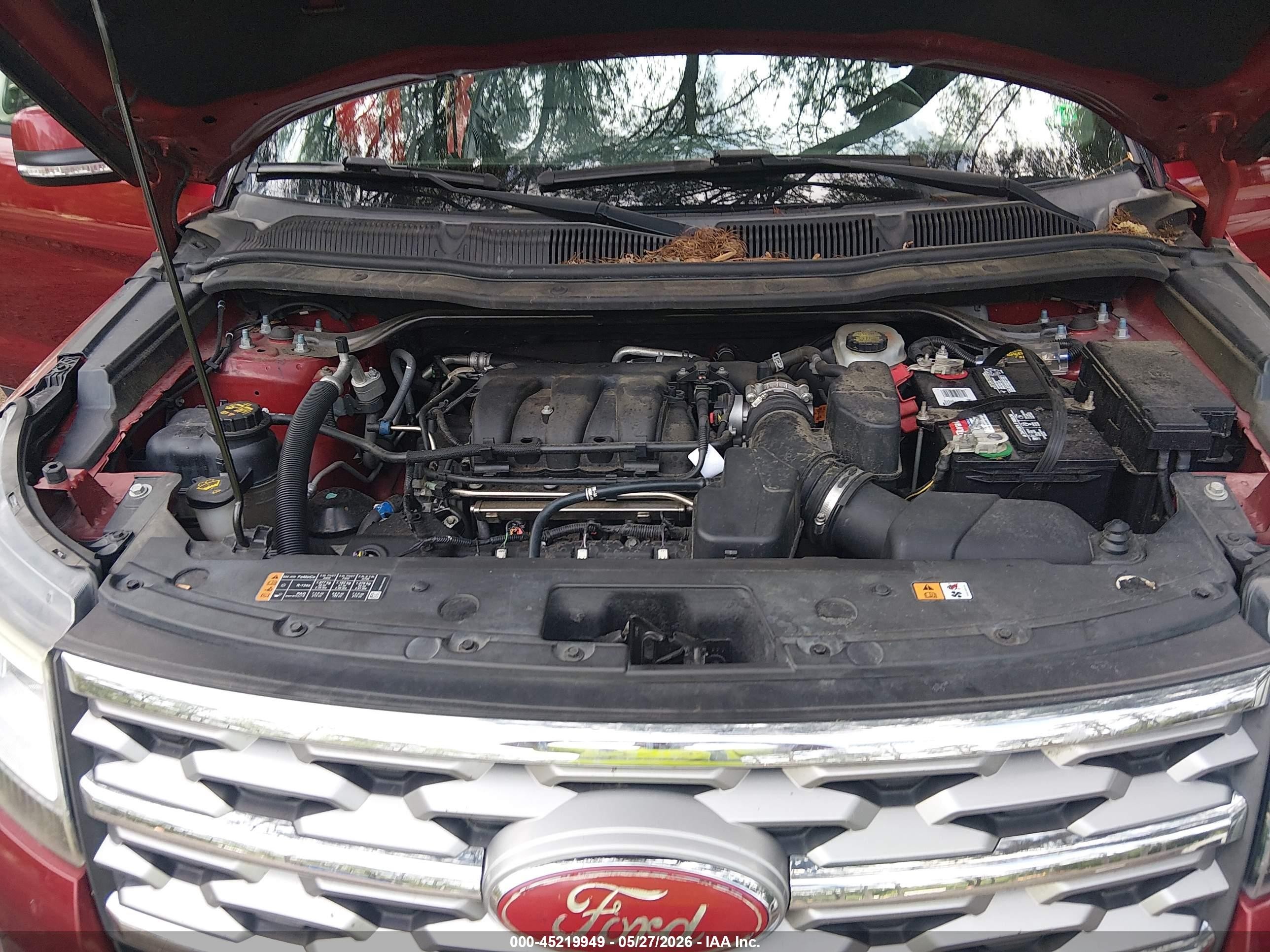 2018 Ford Explorer Limited Красный vin: 1FM5K7F89JGA27451