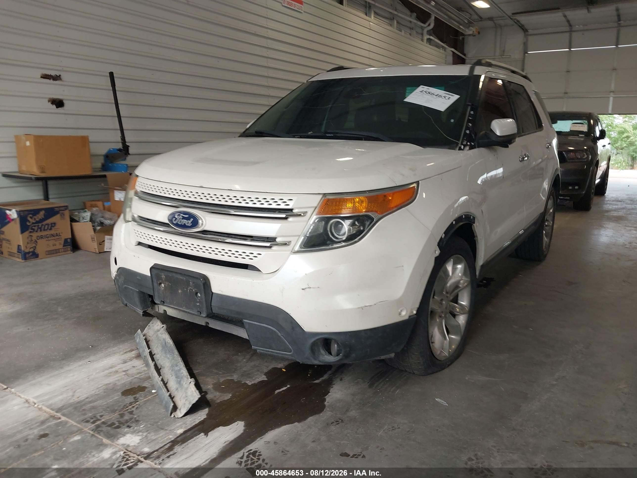 2013 Ford Explorer Limited White vin: 1FM5K7F8XDGA01672